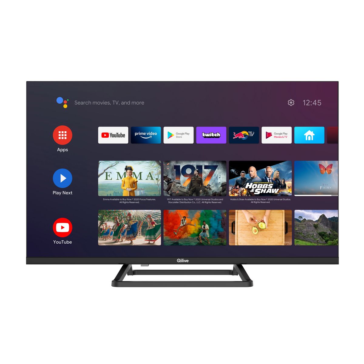 QILIVE Q32HA231B TV D-LED HD 80 cm Android TV pas cher 