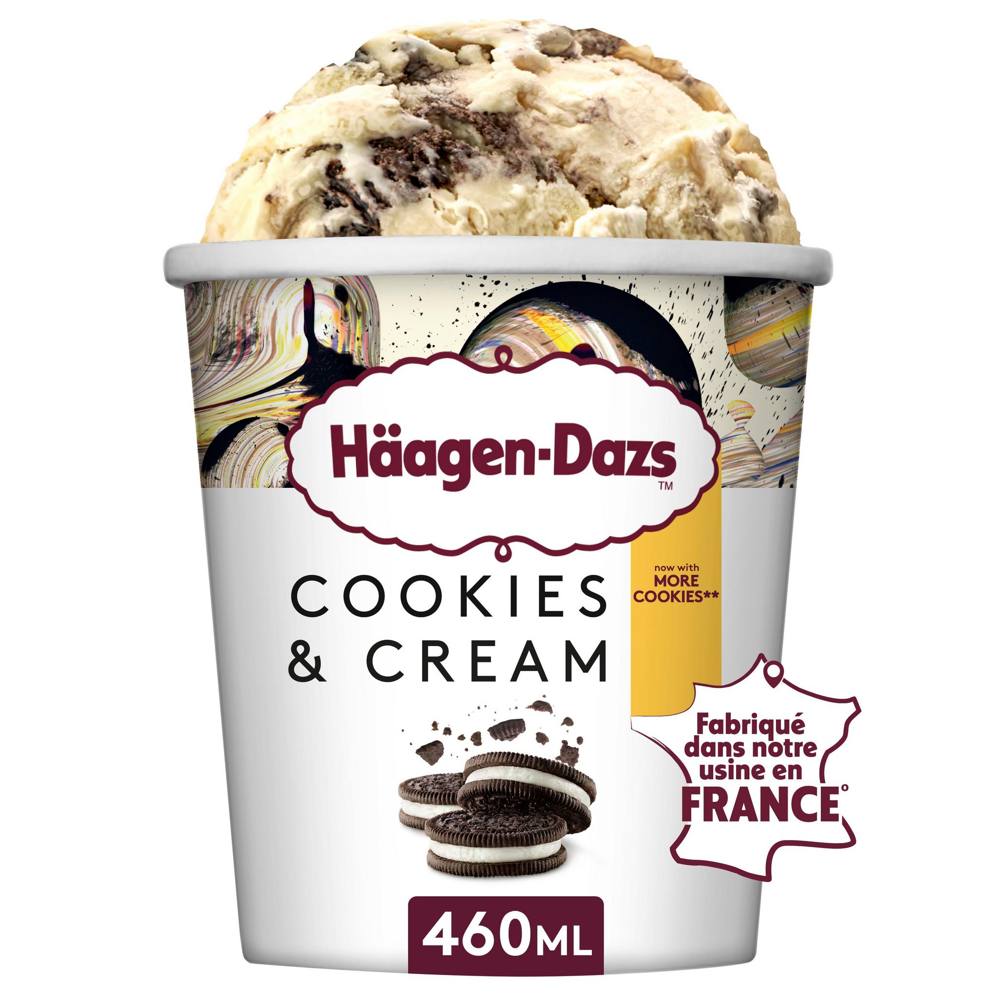 L'ANGELYS Crème glacée stracciatella 500g pas cher 