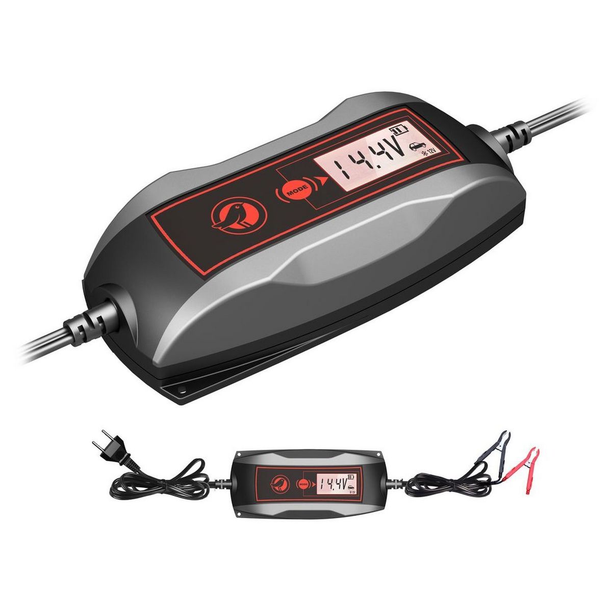 AUCHAN Chargeur de batterie intelligent 12V 4A, pour voiture pas