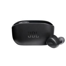 JBL Ecouteurs Bluetooth Vibe 100 -Noir - Son JBL Deep Bass - Confort absolu - Contrôles sur oreillettes - Autonomie 20h 
