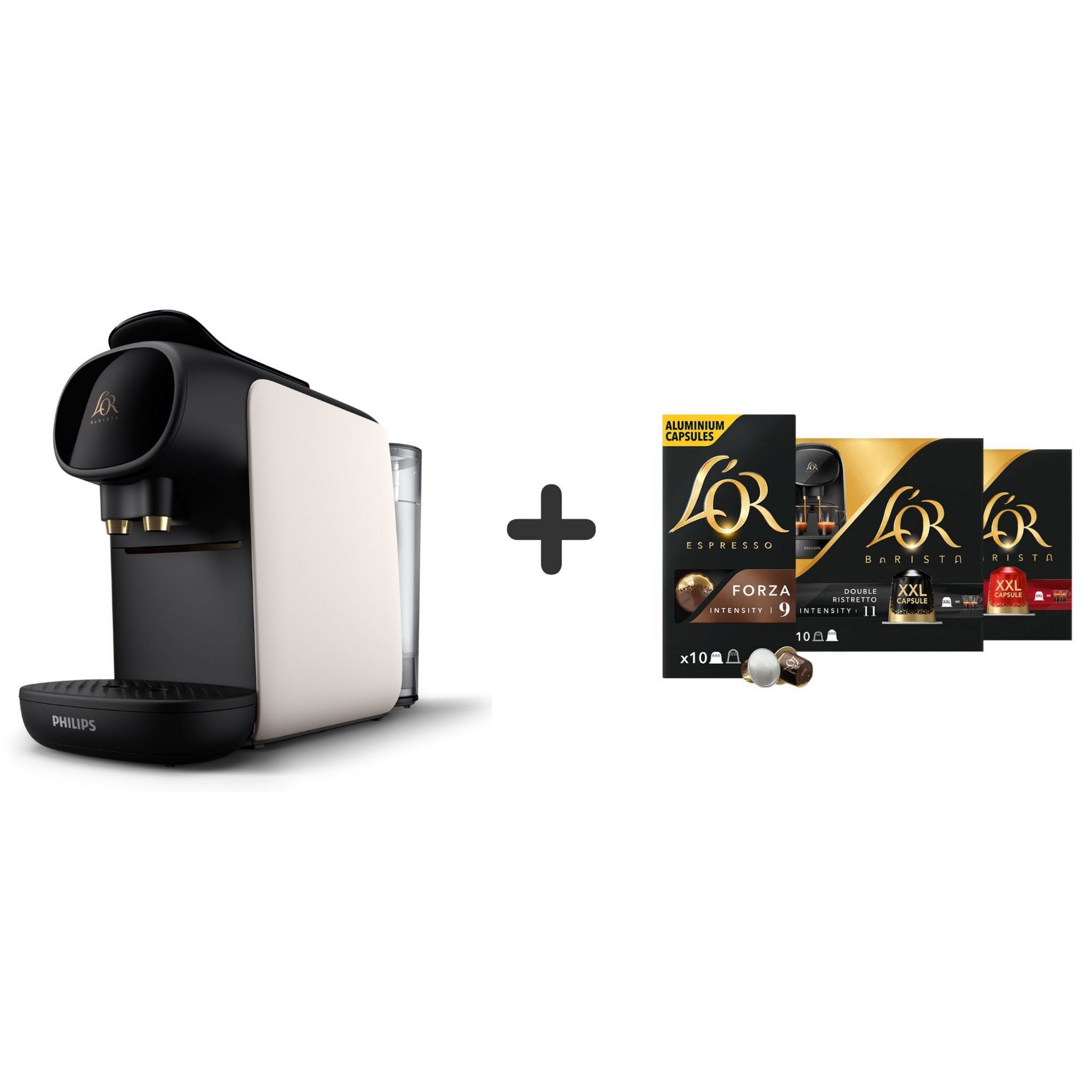 L'OR Cafetière à dosette L'Or Barista LM9012/03 - Blanche pas cher 