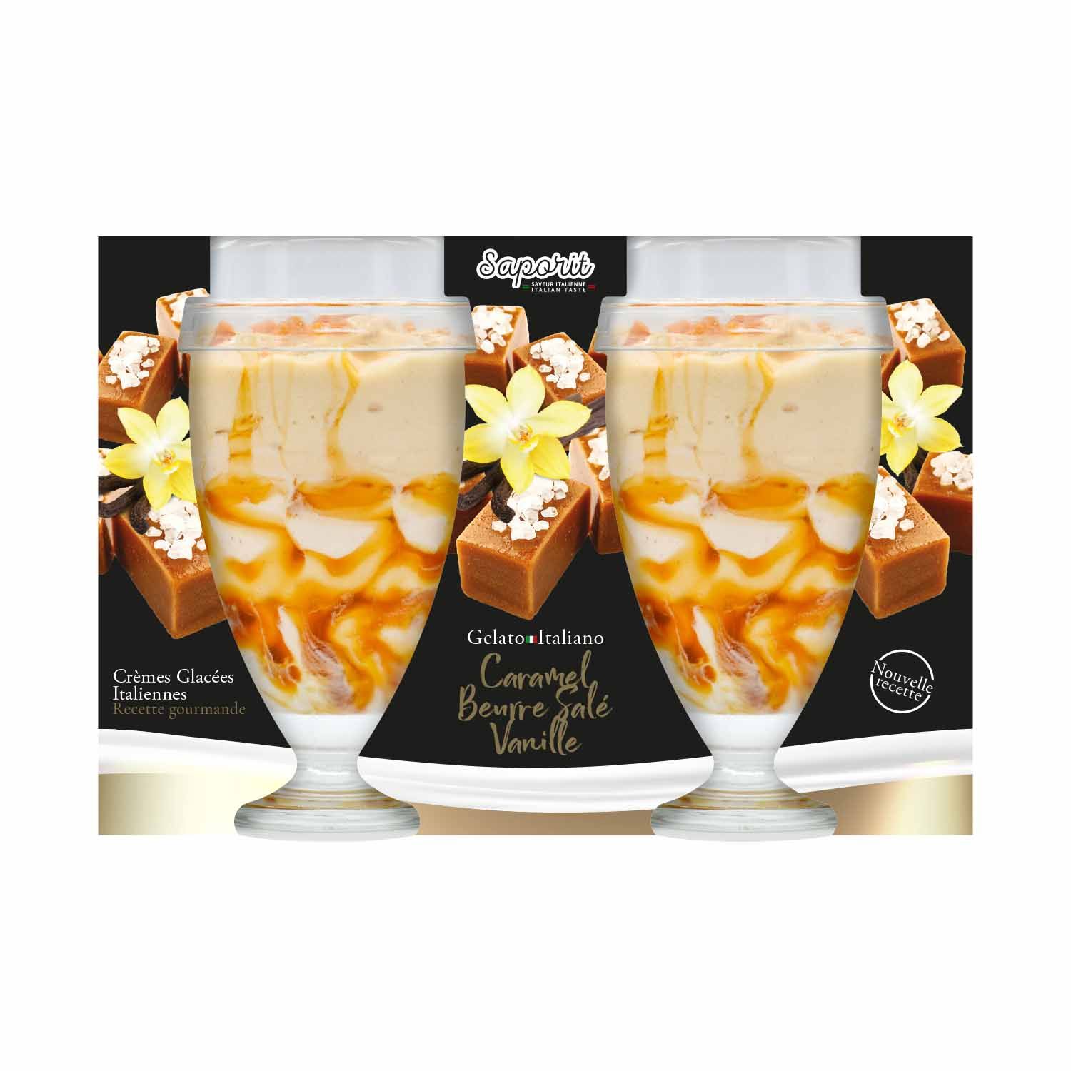 Crème glacée d'Antolin au caramel beurre salé