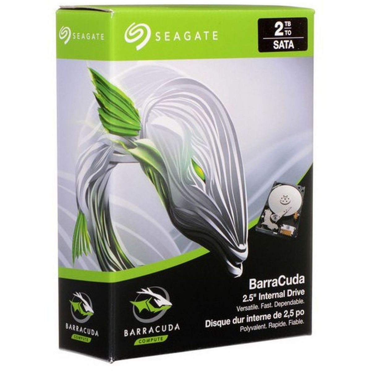 Disque dur interne SATA II 2,5'' Seagate 2 To