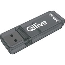 QILIVE Clé USB 256GO USB 3.2 K103 - Gris