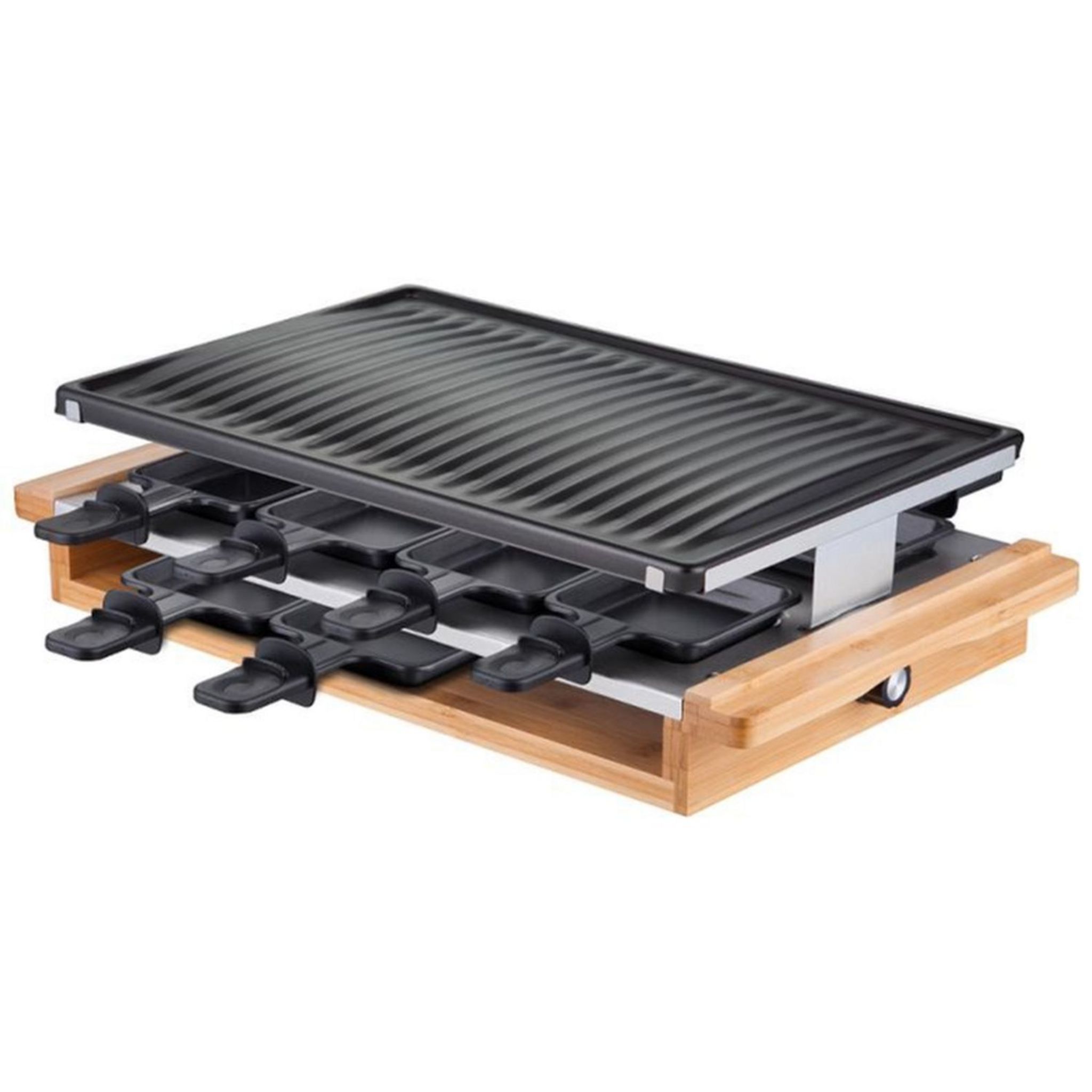 Appareil à raclette 2 personnes 350w noir gr202-350n