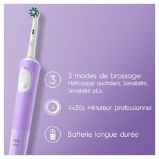 ORAL-B Brosse à dents électrique Vitality PRO - Lila
