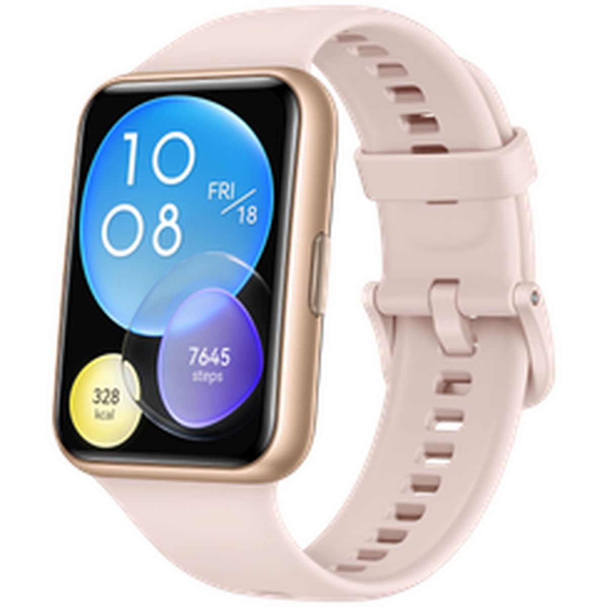 HUAWEI Montre connect e Watch Fit 2 Active Rose pas cher Auchan