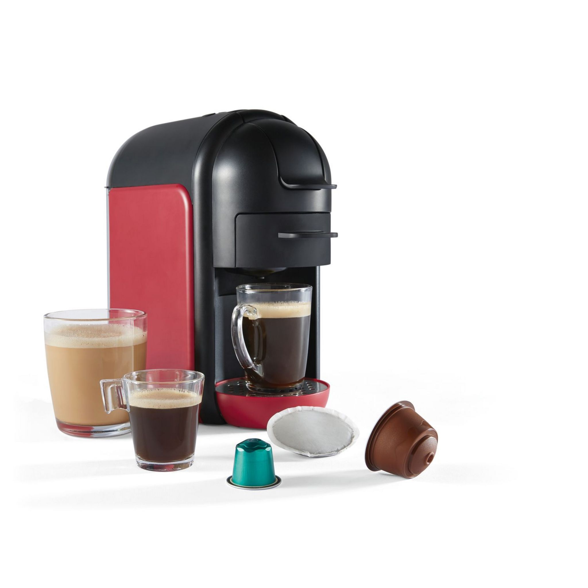 Support de machine à café et range capsules avec 1 tiroir pour Dolce Gusto  & Nespresso