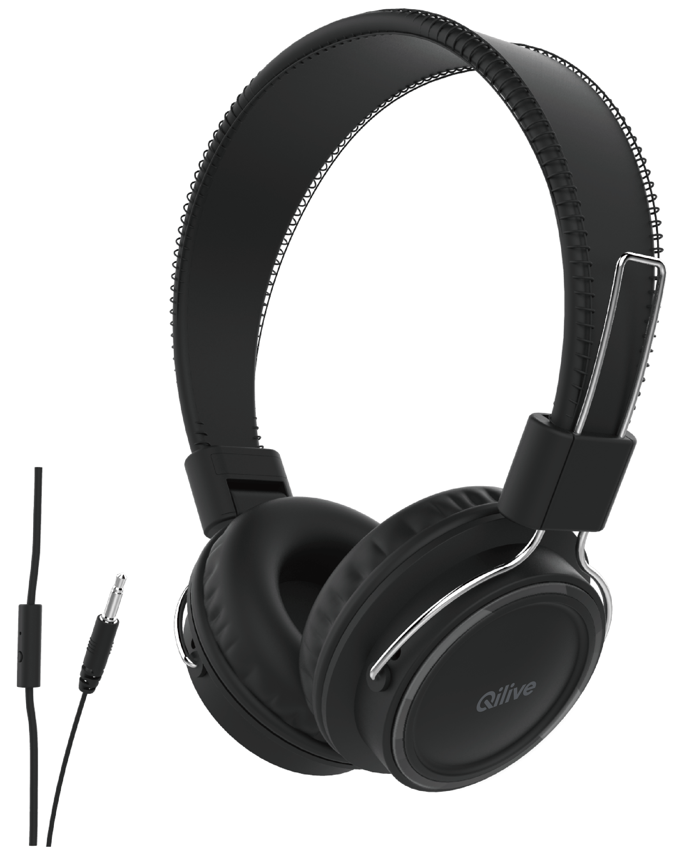 QILIVE Casque filaire Q1177 - Noir pas cher 