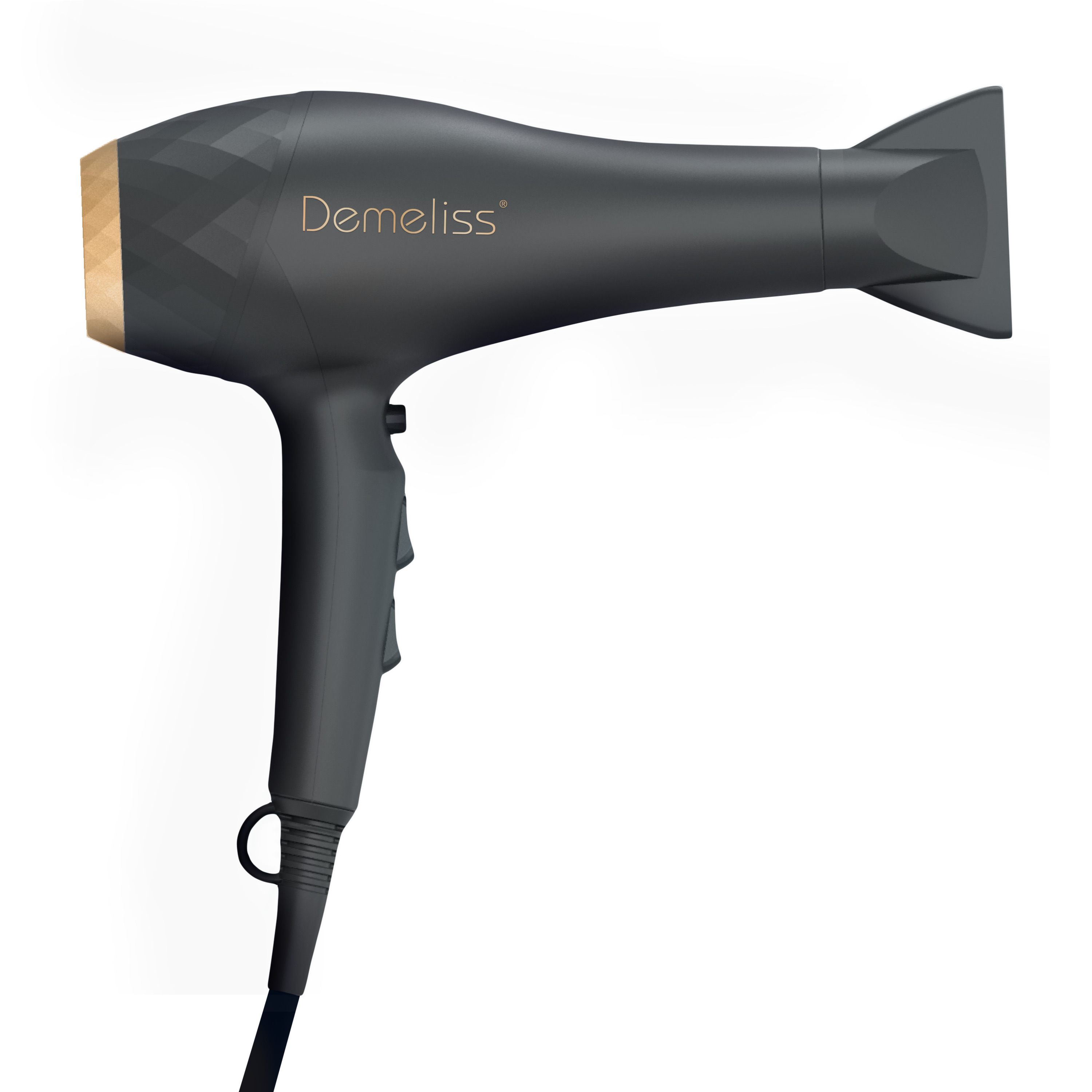 DEMELISS Sèche cheveux professionnel ionique avec diffuseur 20007 - Noir  pas cher 