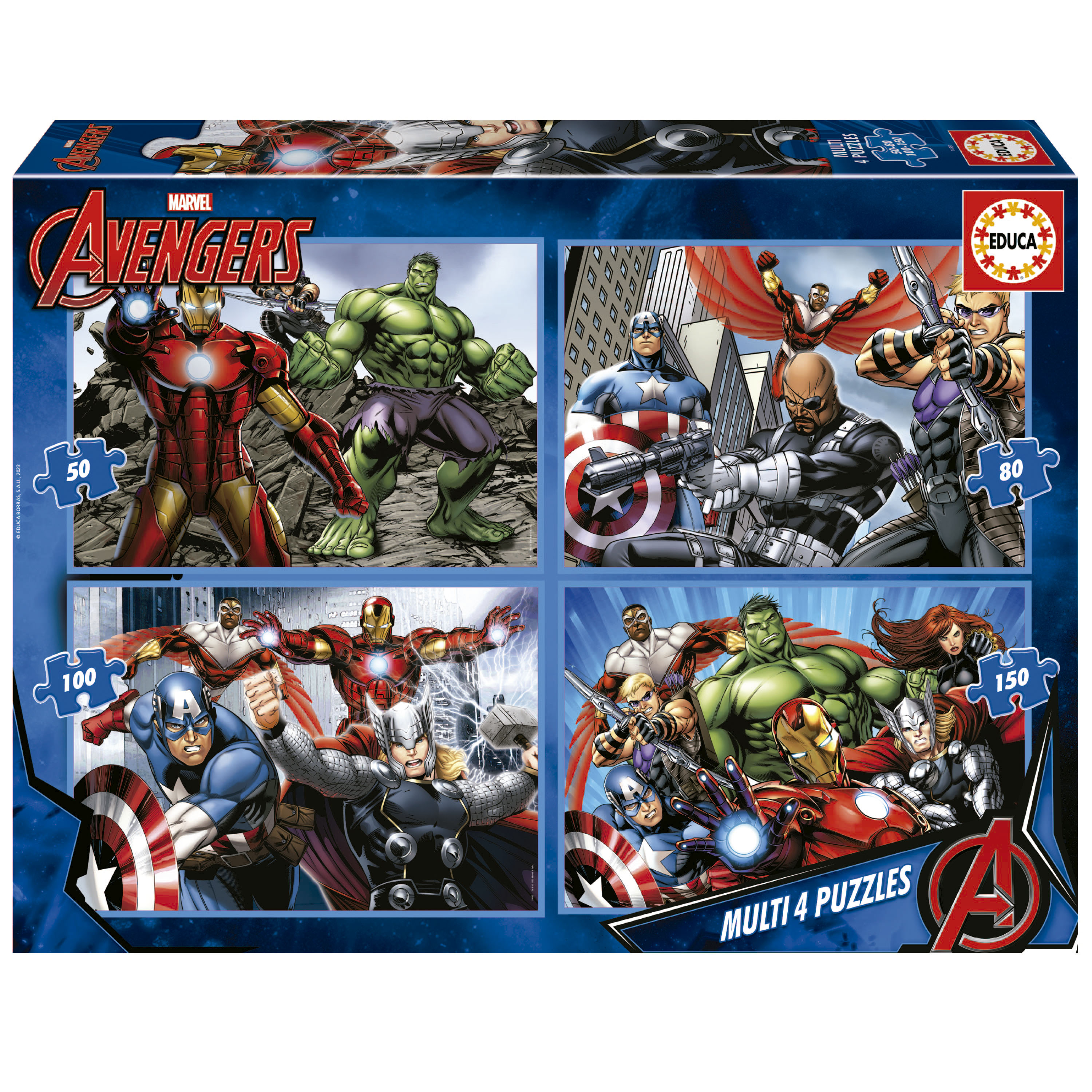 Acheter Puzzle Enfant The Avengers Double face 60 Pièces 50 x 35 cm (12  Unités) Pas cher – Jardin D'Eyden