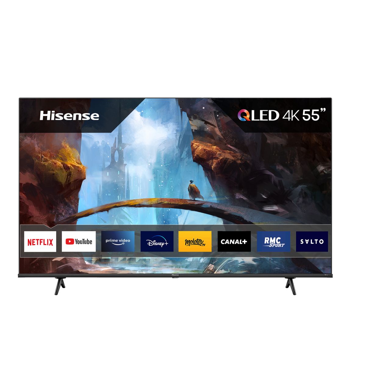 HISENSE 55E7HQ TV QLED 4K Ultra HD 139 cm Smart TV pas cher - Auchan.fr
