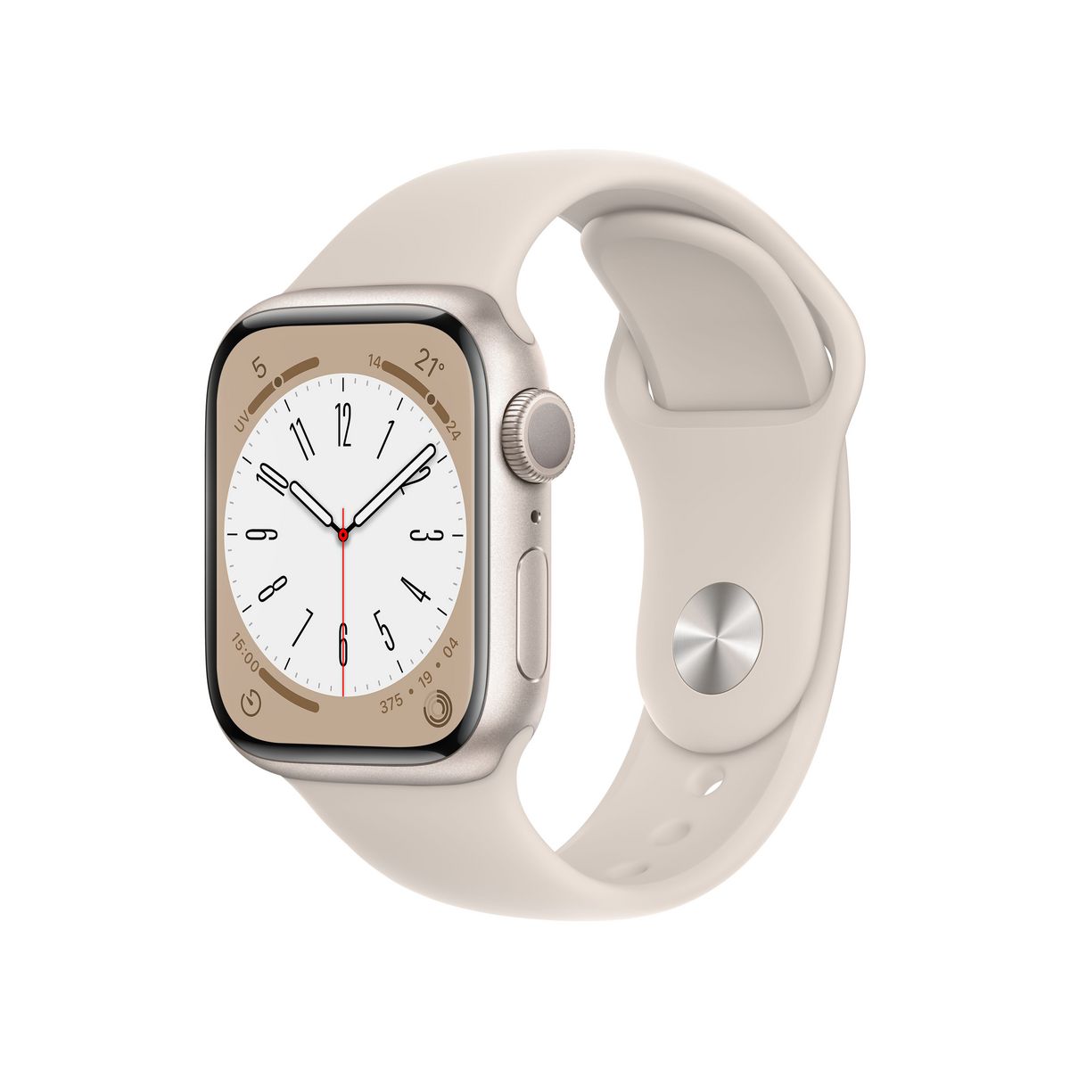 APPLE Watch S ries 8 41mm Aluminium Lumi re Stellaire pas cher