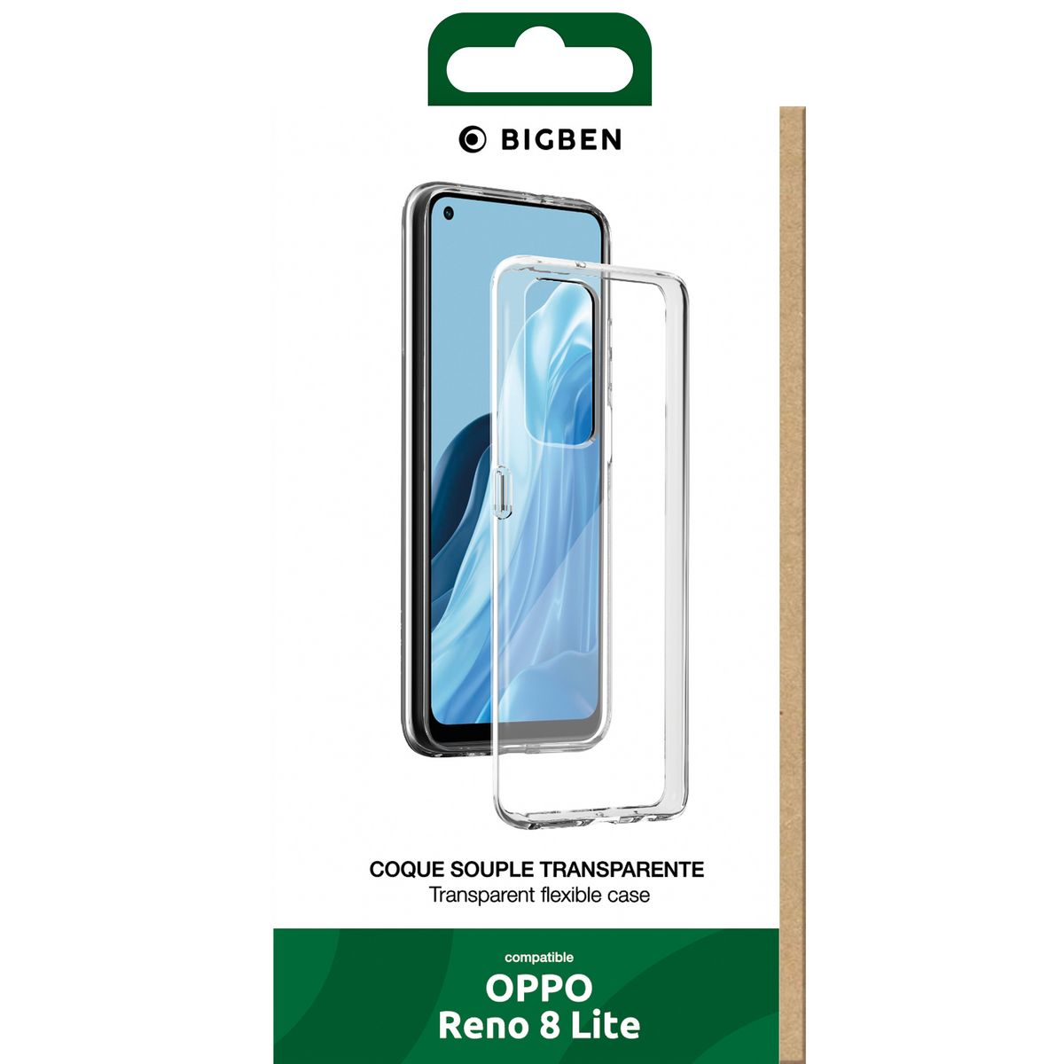 BIGBEN Coque pour OPPO Reno 8 - Transparente pas cher 