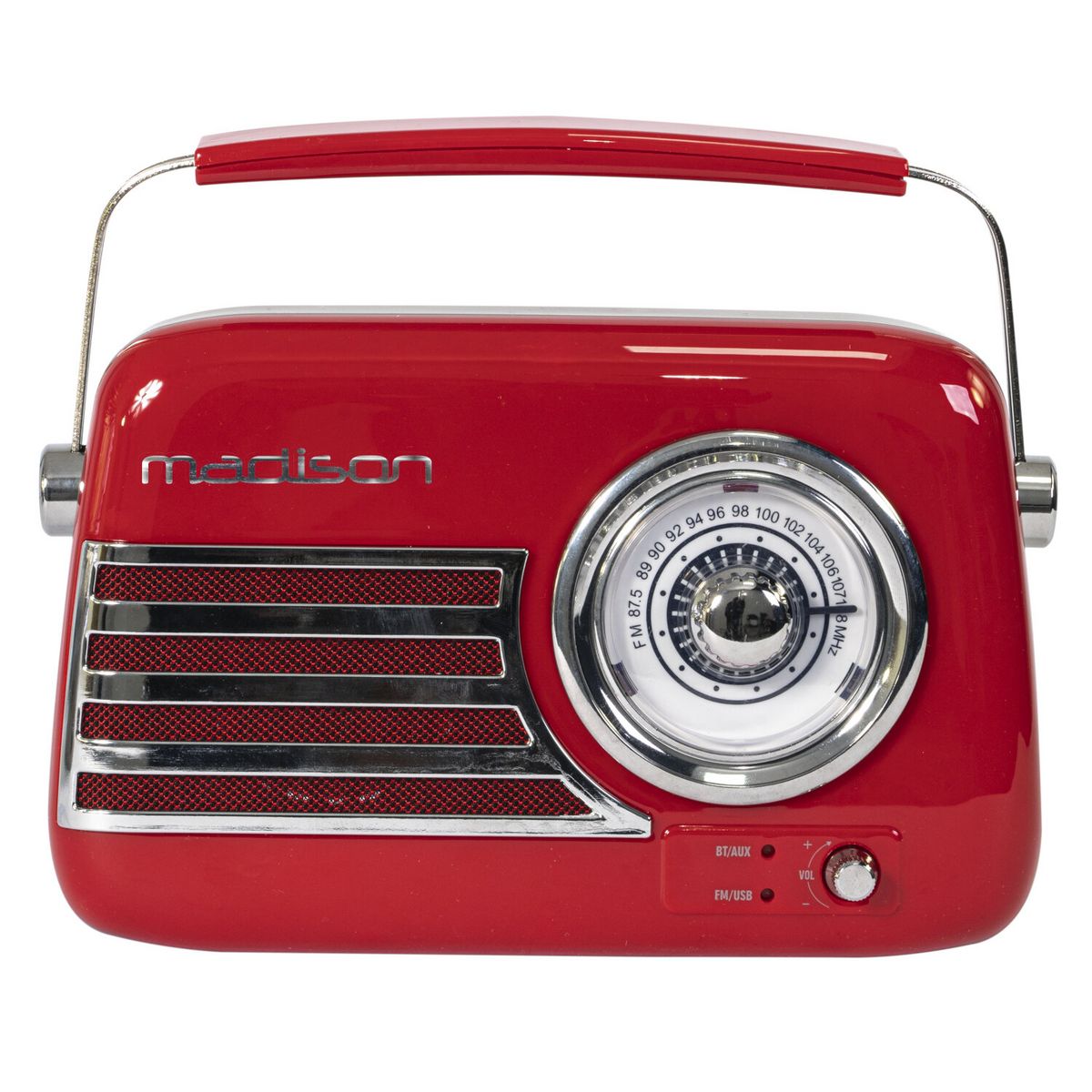 MADISON Radio VR 40 - Rouge pas cher - Auchan.fr