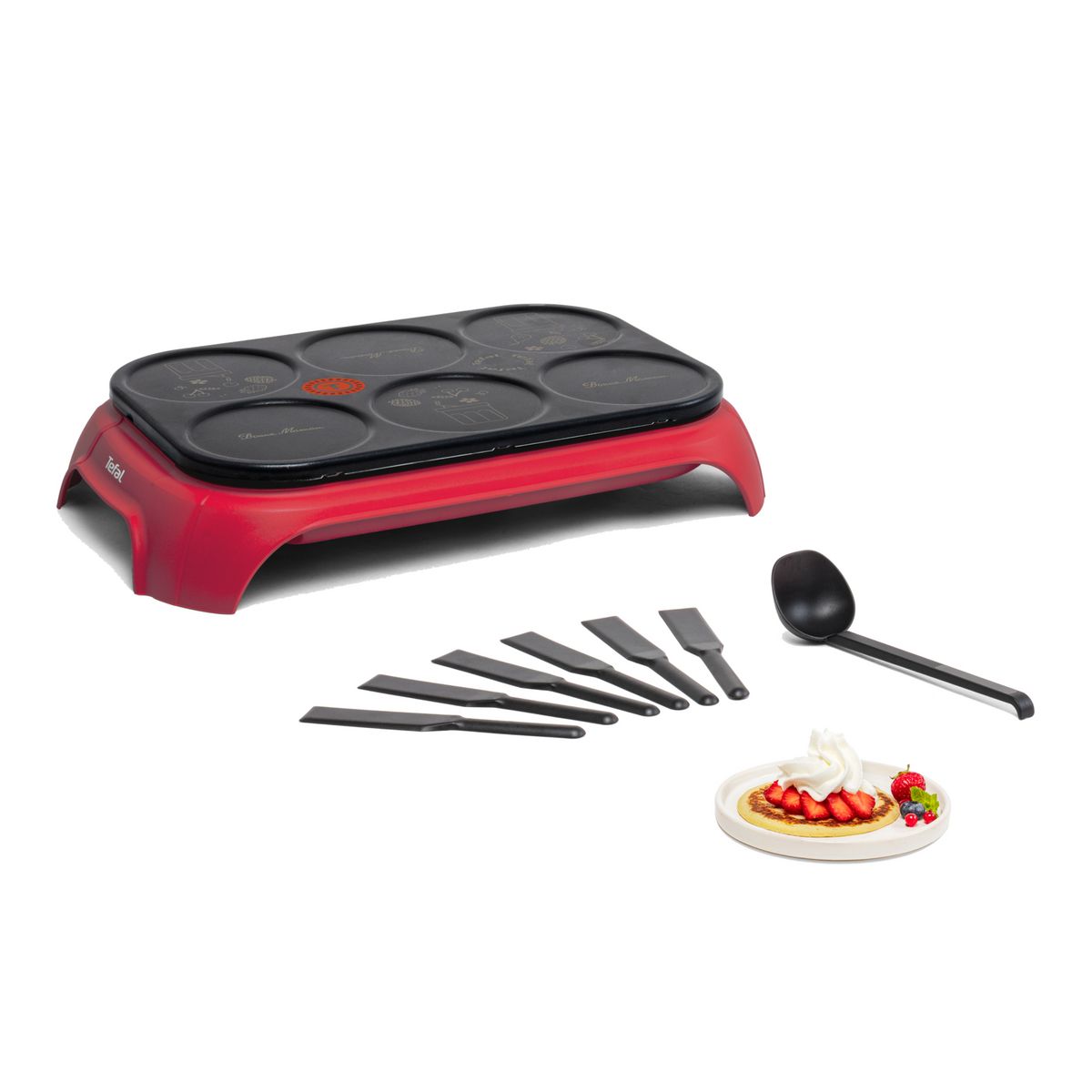 Crêpière TEFAL PY900812 Crep'party gourmet Pas Cher 