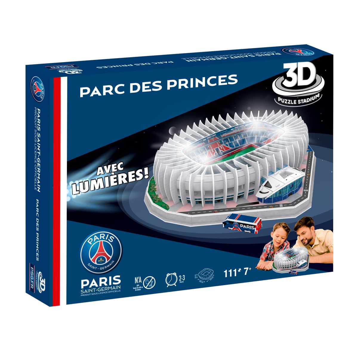 Puzzle 3D Stade Parc des Princes PSG LED
