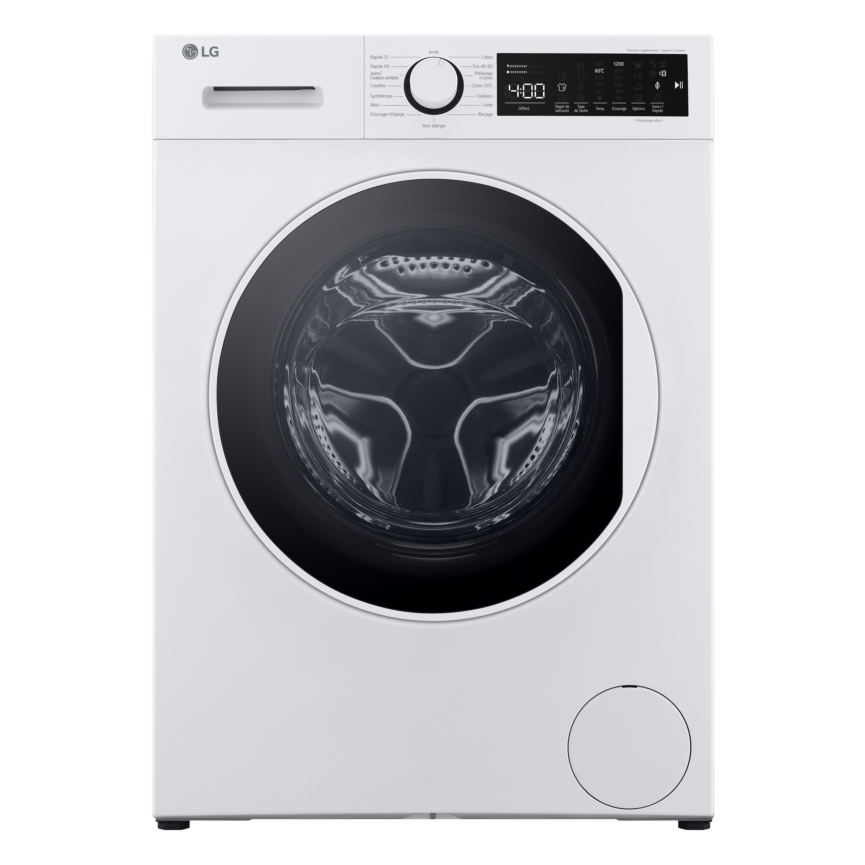 SAMSUNG Lave linge hublot WW70TA046AX, 7 kg, 1400 T/min pas cher