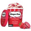 HAAGEN DAZS Pot de crème glacée macaron fraise framboise 364g