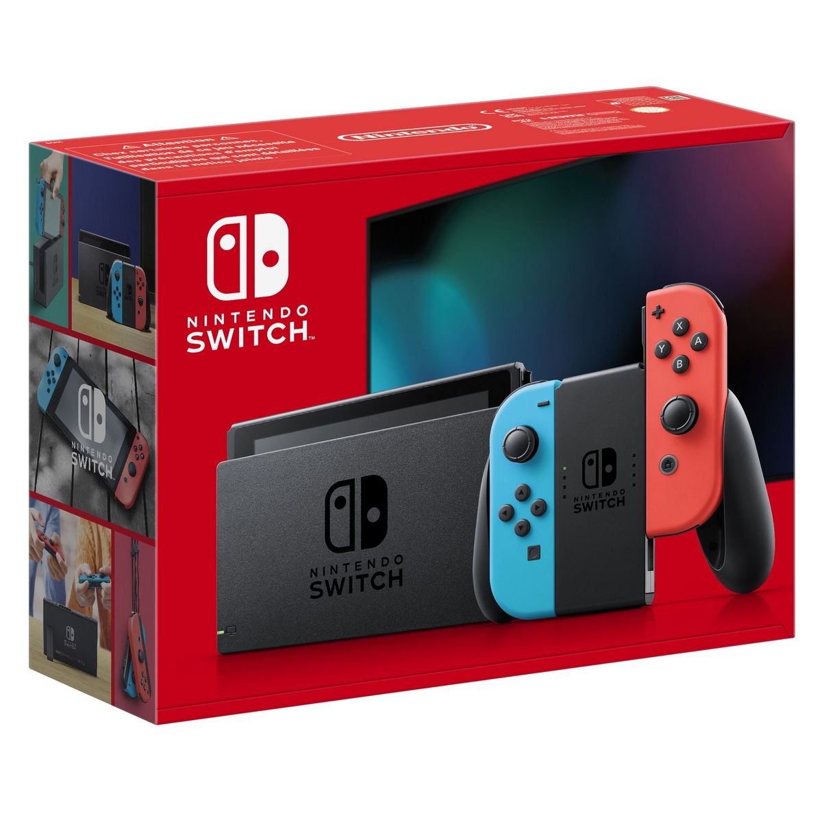 Console Nintendo Switch 1.2 Neon Red/Blue pas cher 