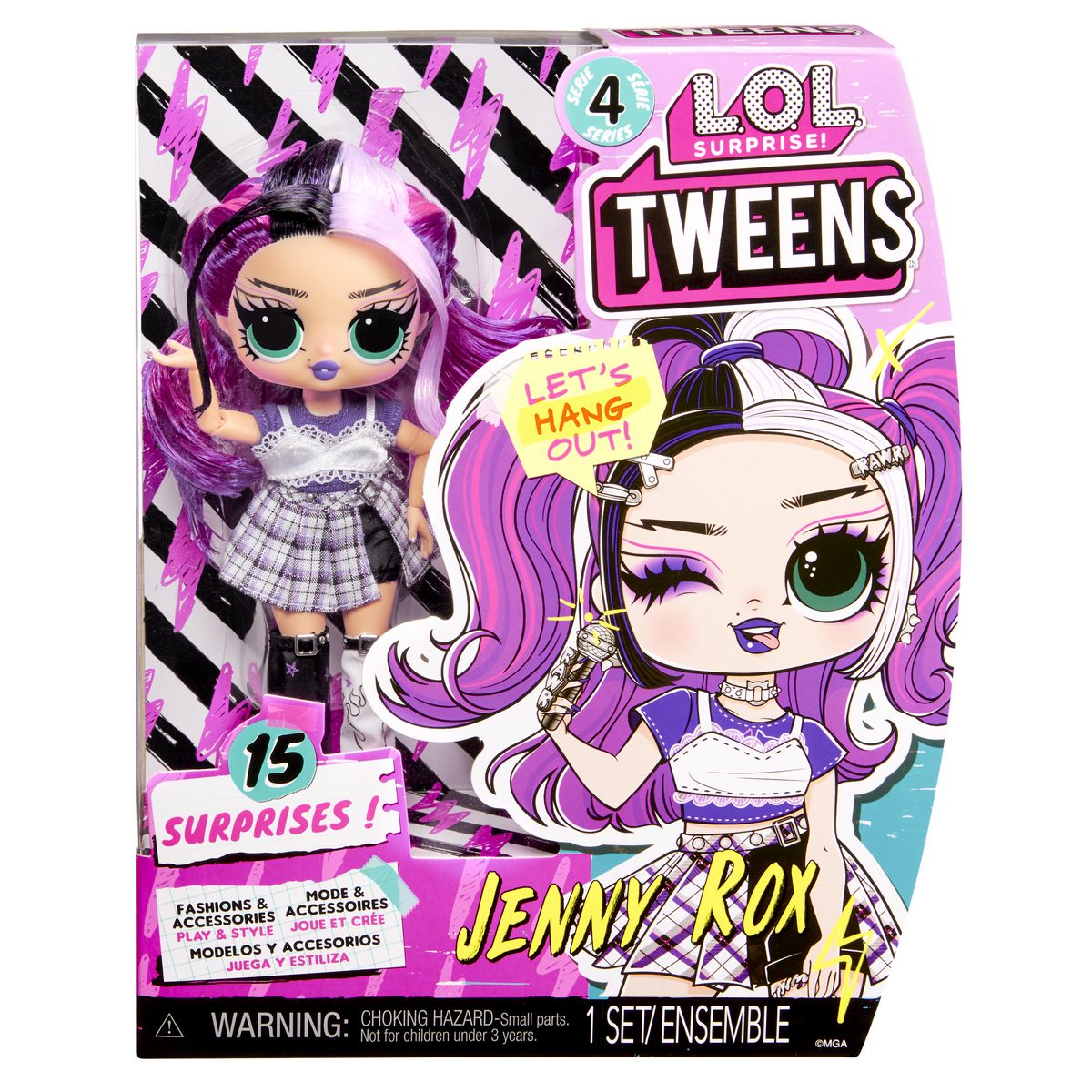 MGA Poupee LOL Surprise TWEENS 17cm Jenny Box pas cher Auchan