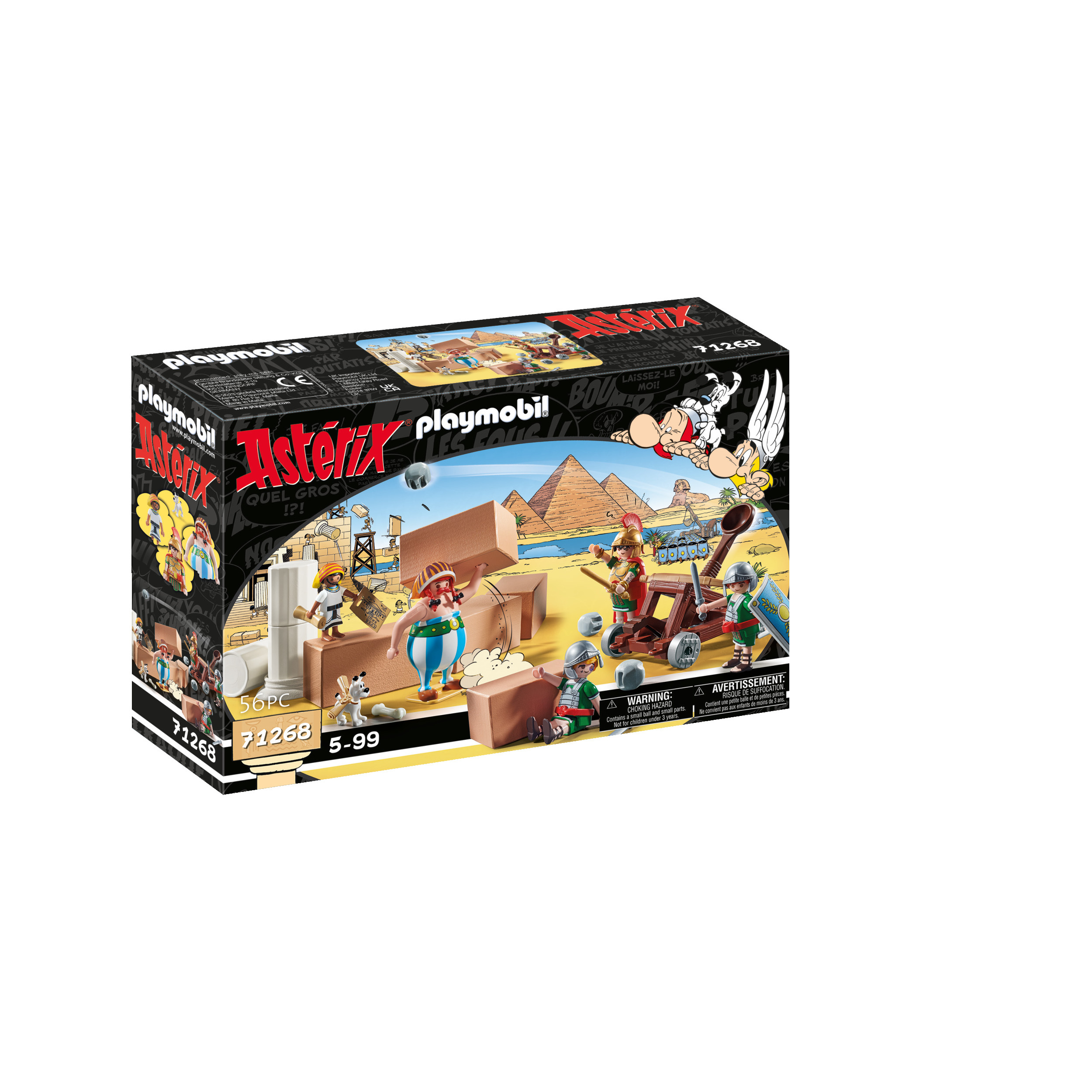 PLAYMOBIL - 71268 - Astérix : Numerobis et la bataille du Palais - Siège  des Romains - 56 pièces - Multicolore - Cdiscount Jeux - Jouets