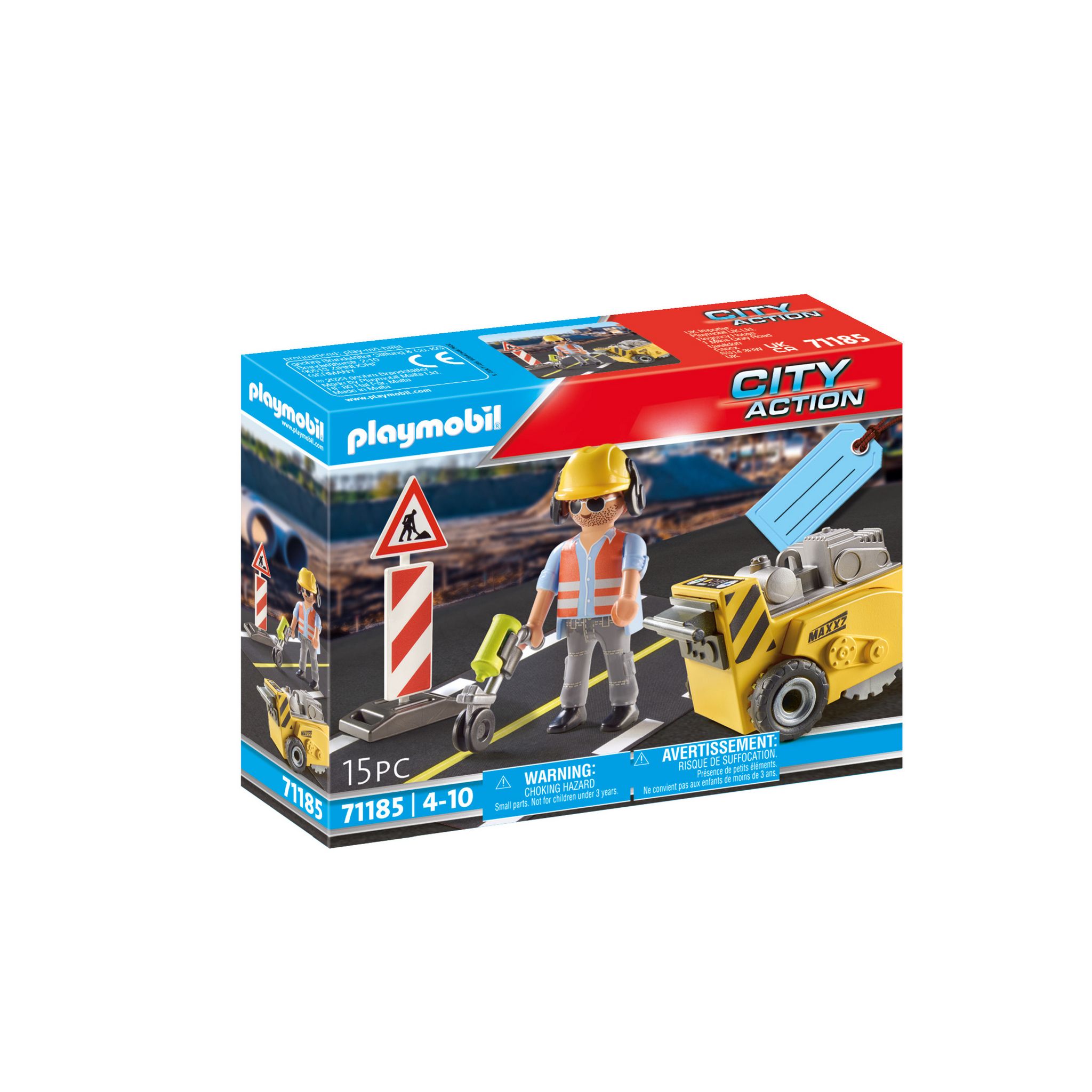 PLAYMOBIL 71039 - City Action - Pilote et quad pas cher 