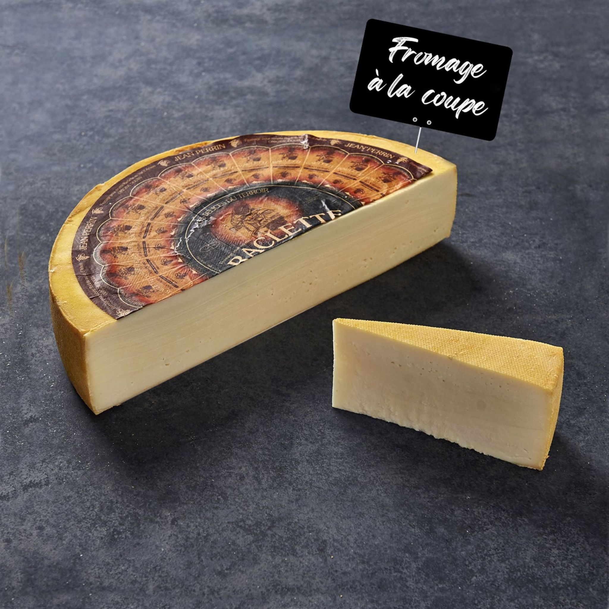 Fromage Raclette Lait Cru à la coupe - Livraison fromage à la coupe