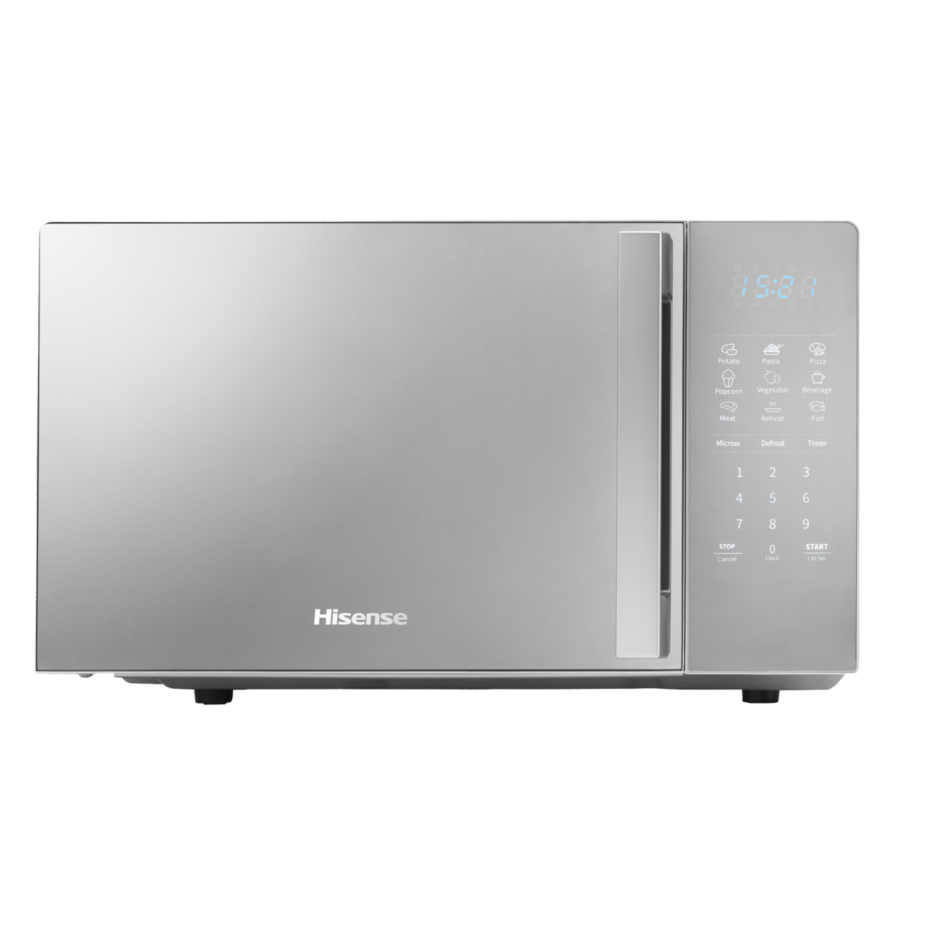 Four à micro-ondes Hisense H20MOMS10, 20L ,700W, Décongélation,Contrôle  manuel , Verrouillage de sécurité pour enfants