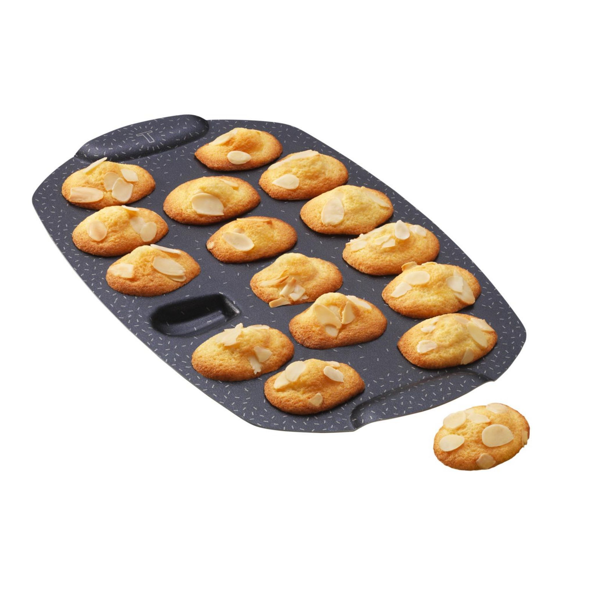 Tefal Moule gâteau 16 mini madeleines, Revêtement antiadhésif, Aluminium  recyclé et recyclable, Pâtisserie bien dorée, Fabriqué en France,  PerfectBake