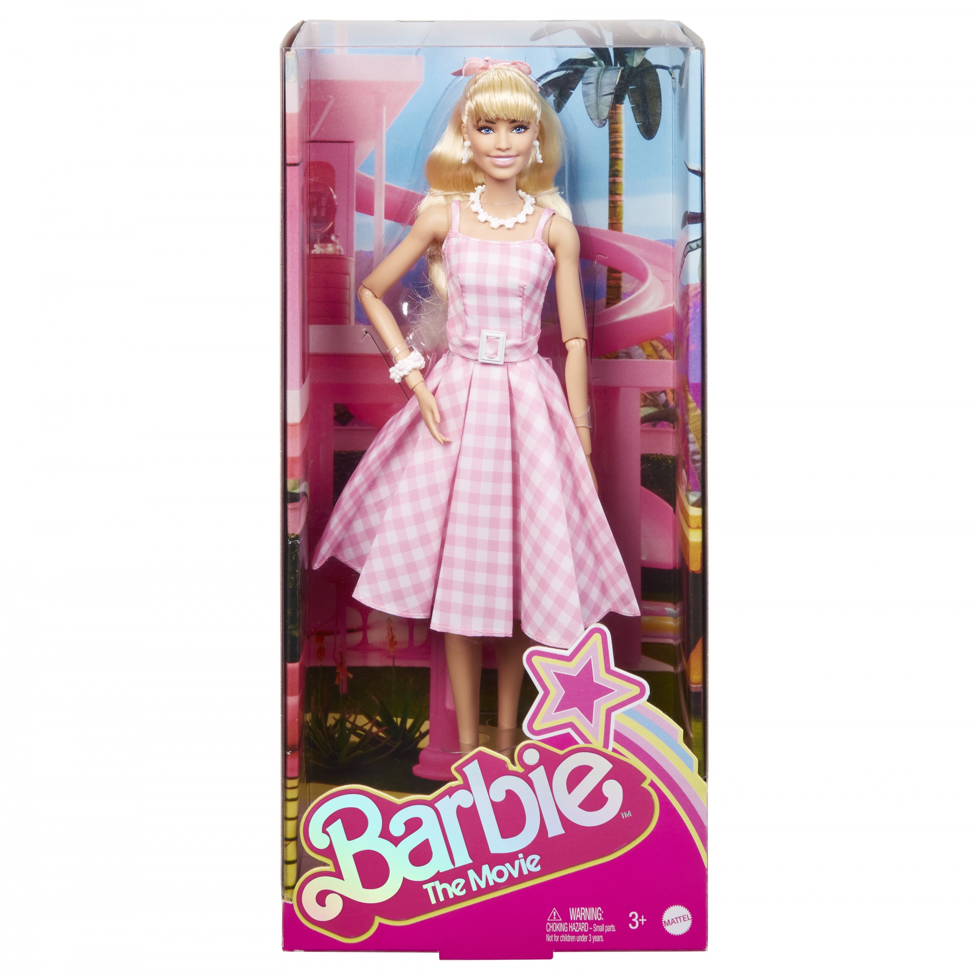 MATTEL Poupée Barbie En Robe Vichy Rose pas cher 