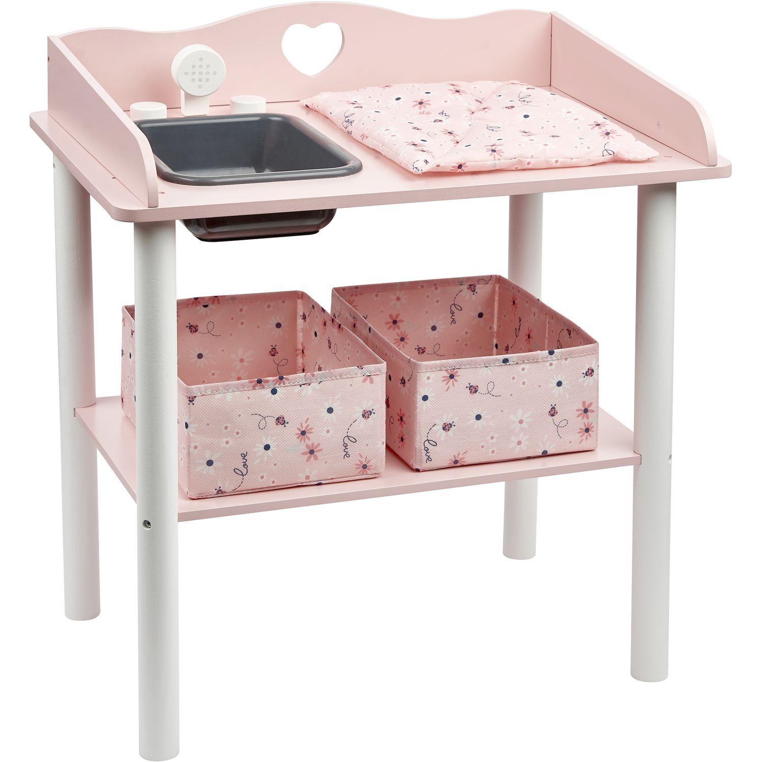 AUCHAN BABY Table à langer avec 2 compartiments Babidou