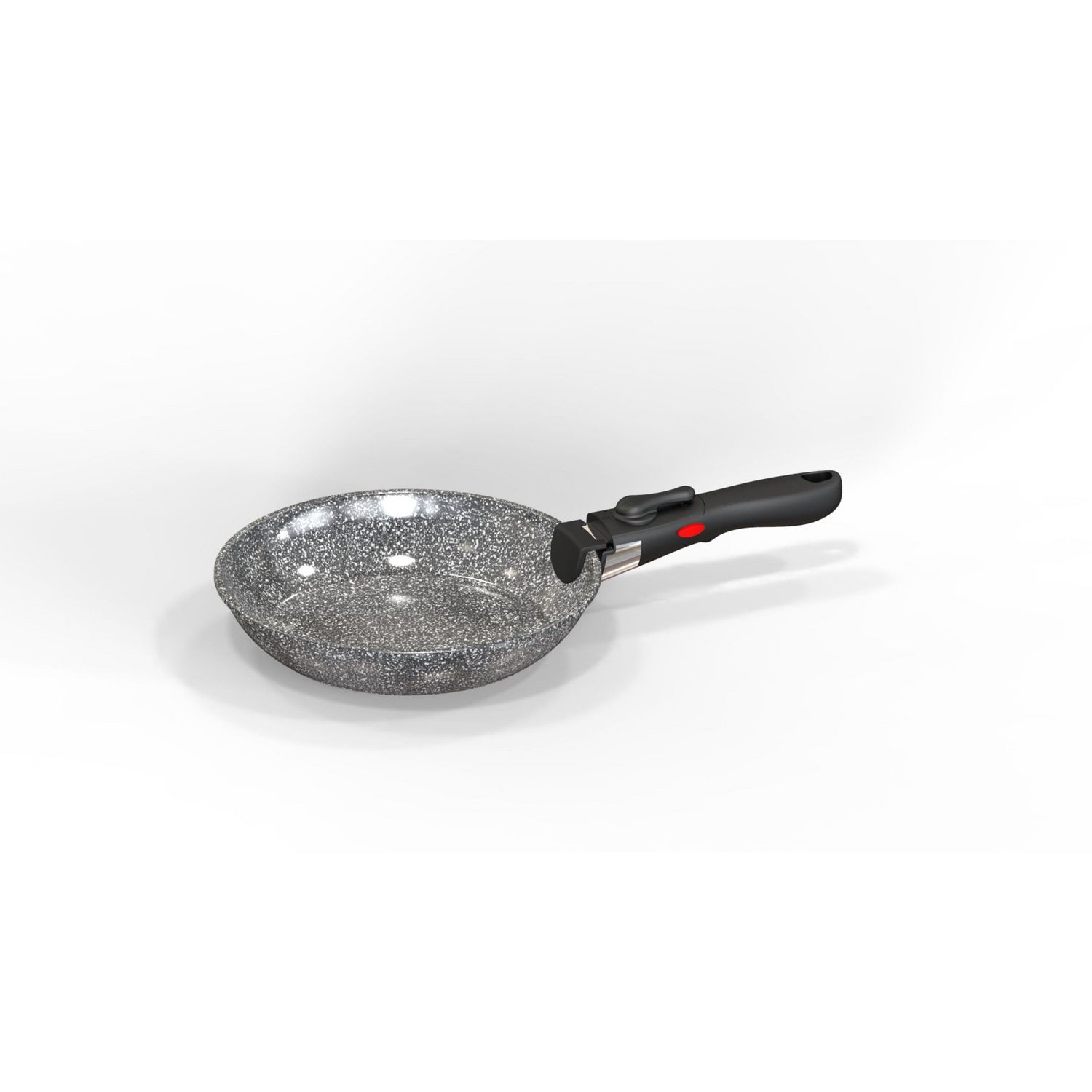 Wok - Sauteuse manche amovible 28 cm en revêtement anti-adhésif - Induction