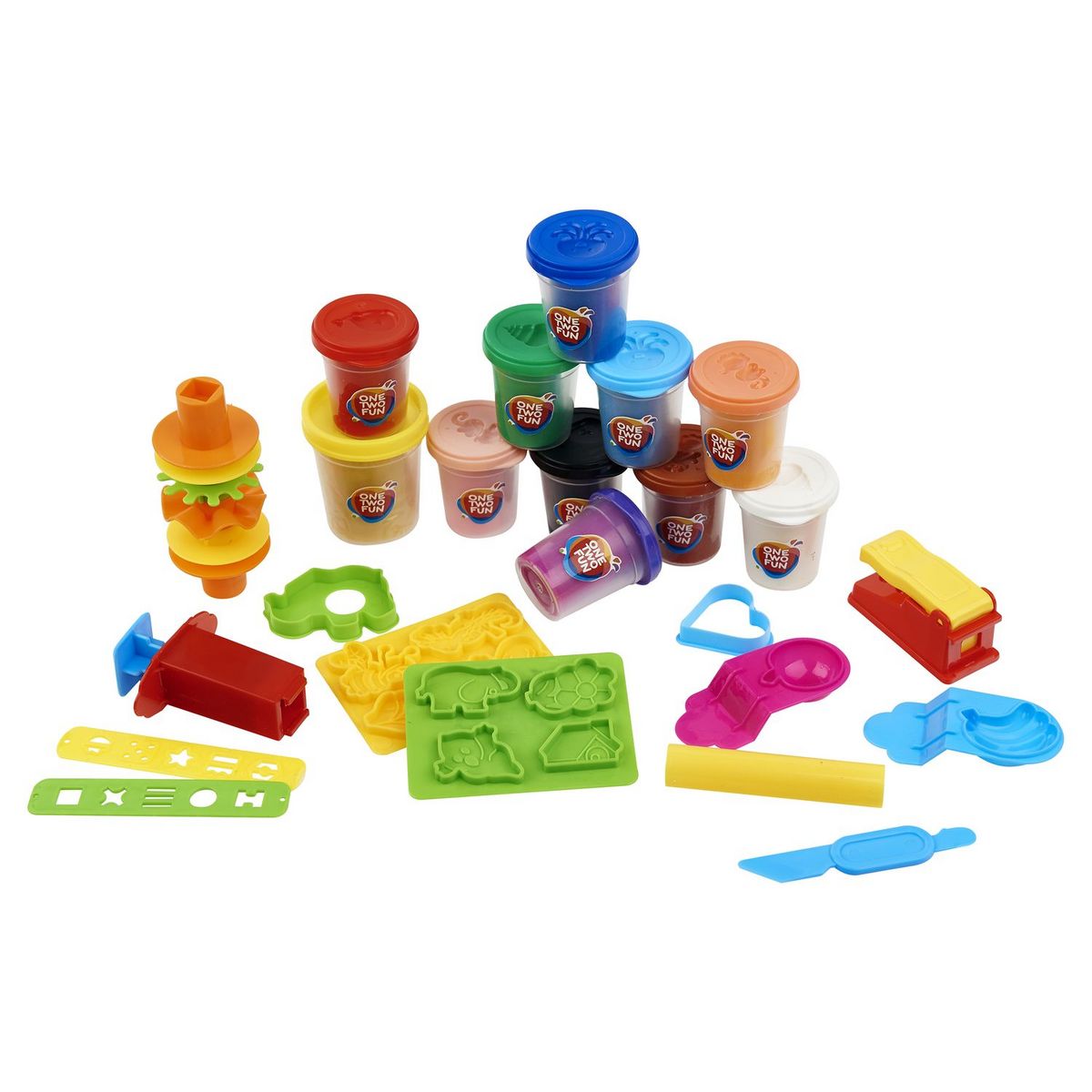 Play-Doh Kitchen Creations Mon super café, 20 accessoires et 8 pots de pâte  à modeler, jouet culinaire : : Jouets