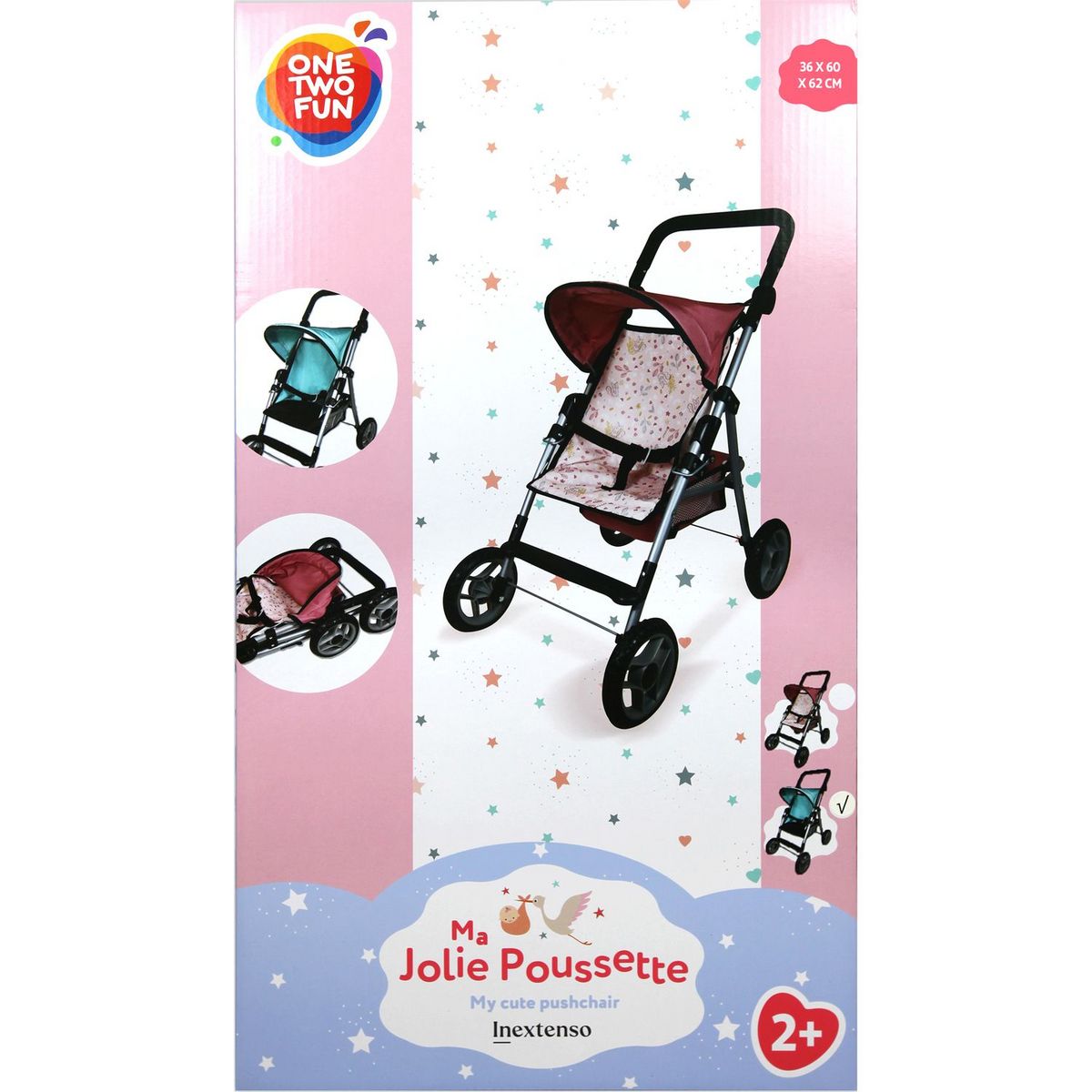 ONE TWO FUN Ma jolie poussette In Extenso pas cher 