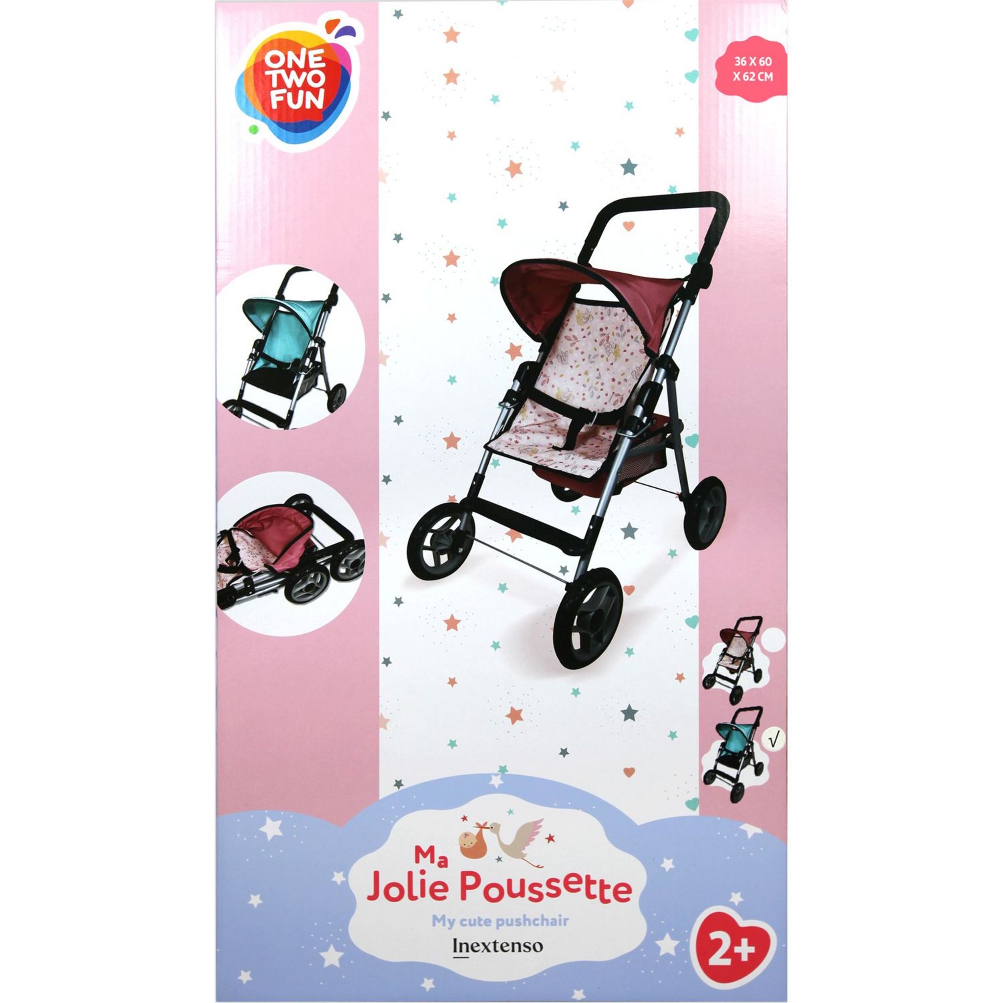 ONE TWO FUN Ma jolie poussette In Extenso pas cher Auchan