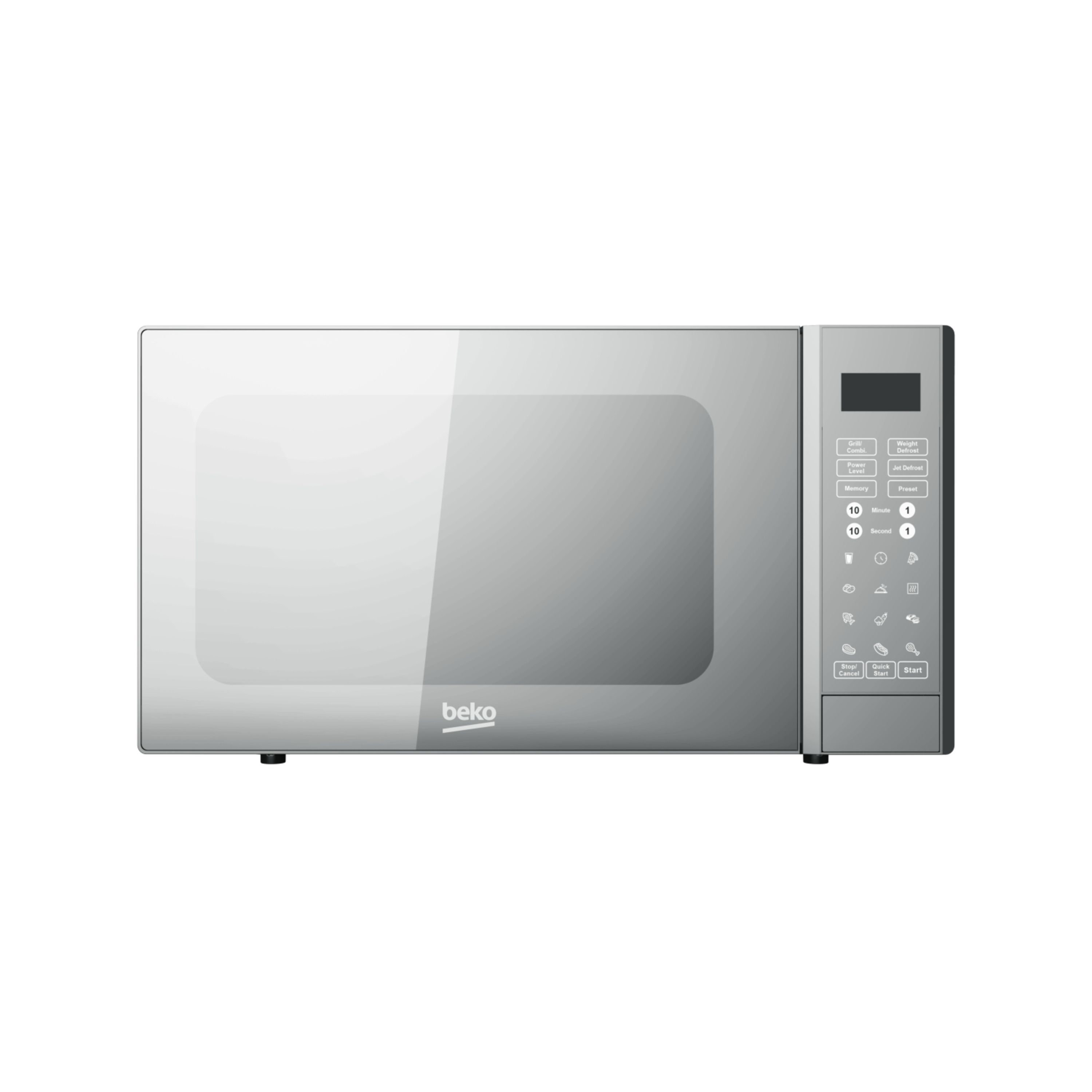 SAMSUNG Four micro-ondes combiné MC28H5015AS - 900 W - Capacité 28 L -  Argent pas cher 