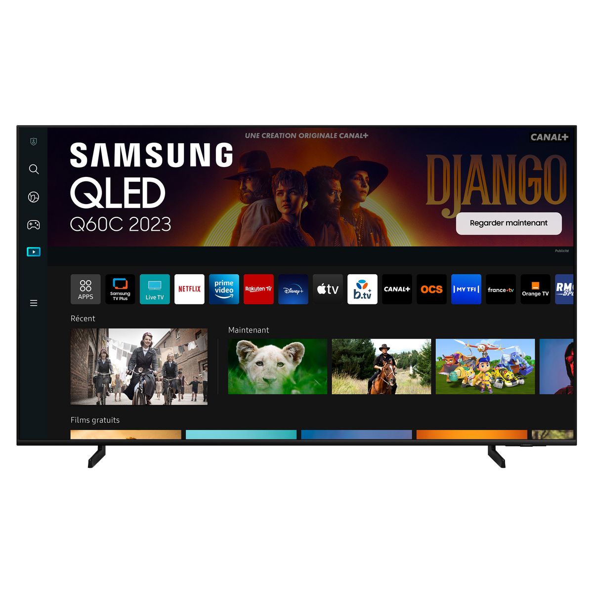 Samsung Tq43q60cauxxc Tv Qled 4k Ultra Hd 108 Cm Smart Tv Pas Cher