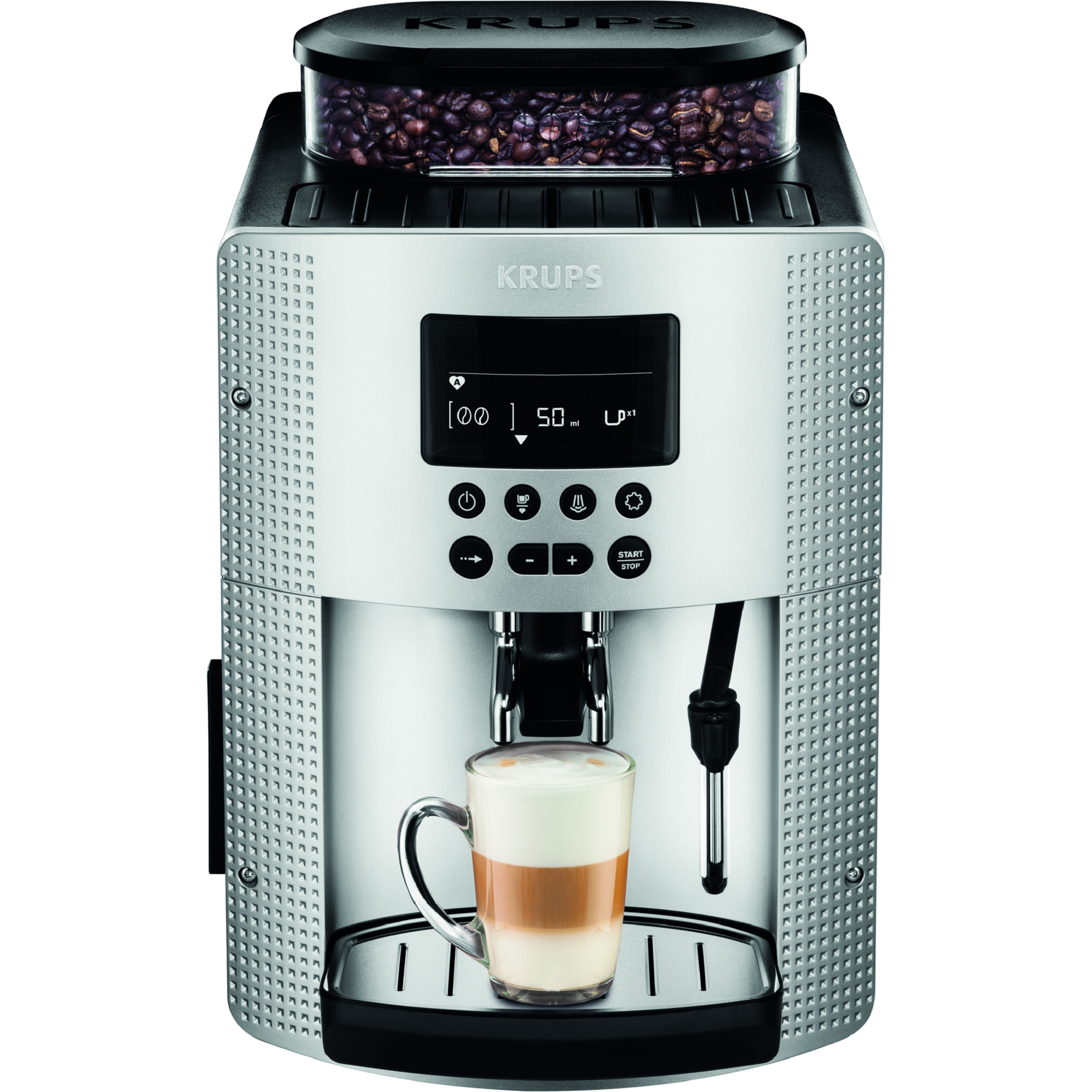 KRUPS Machine à café expresso avec broyeur EA815E70 - Gris pas cher 