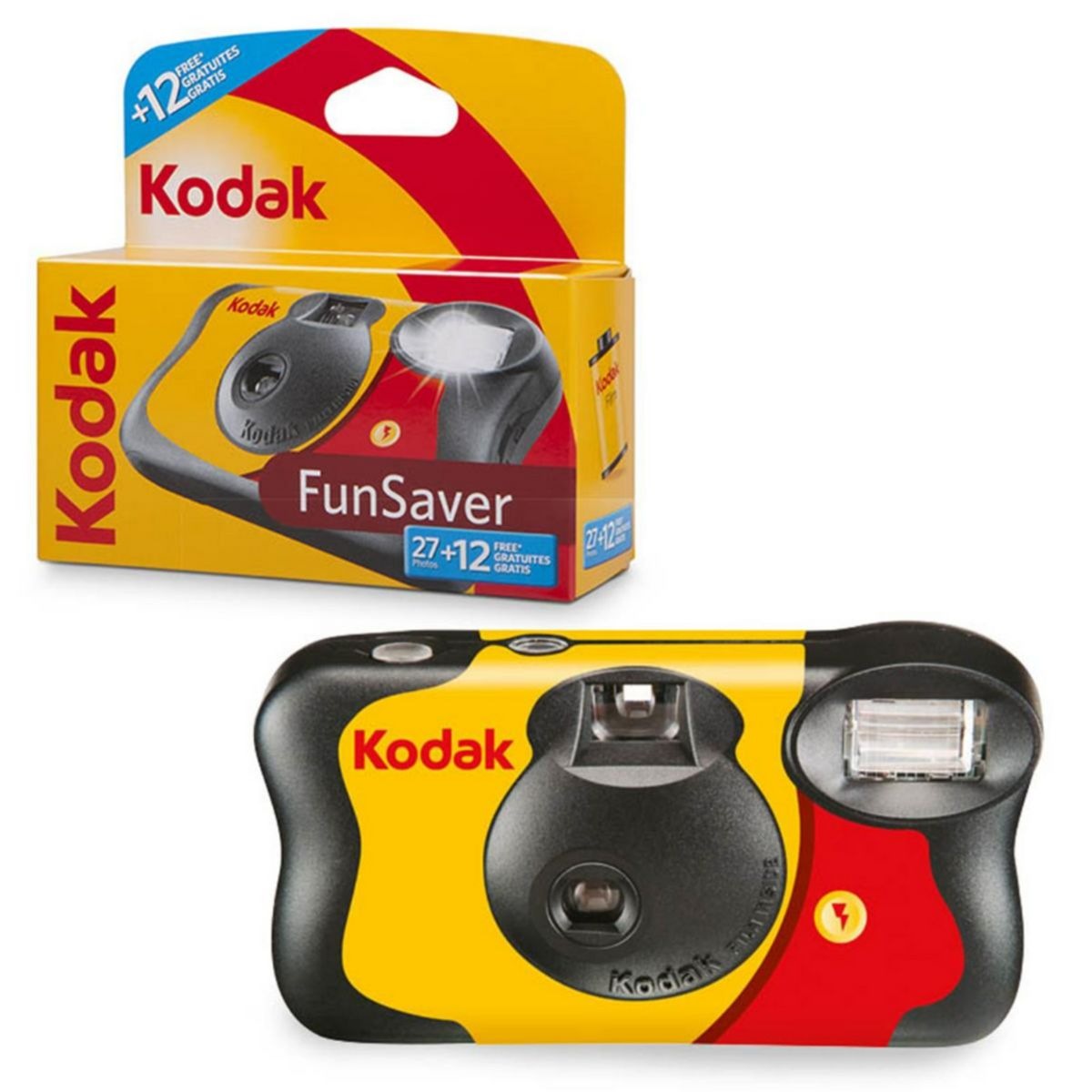 Appareil photo jetable KODAK FUN SAVER 27+12 POSES - Conforama