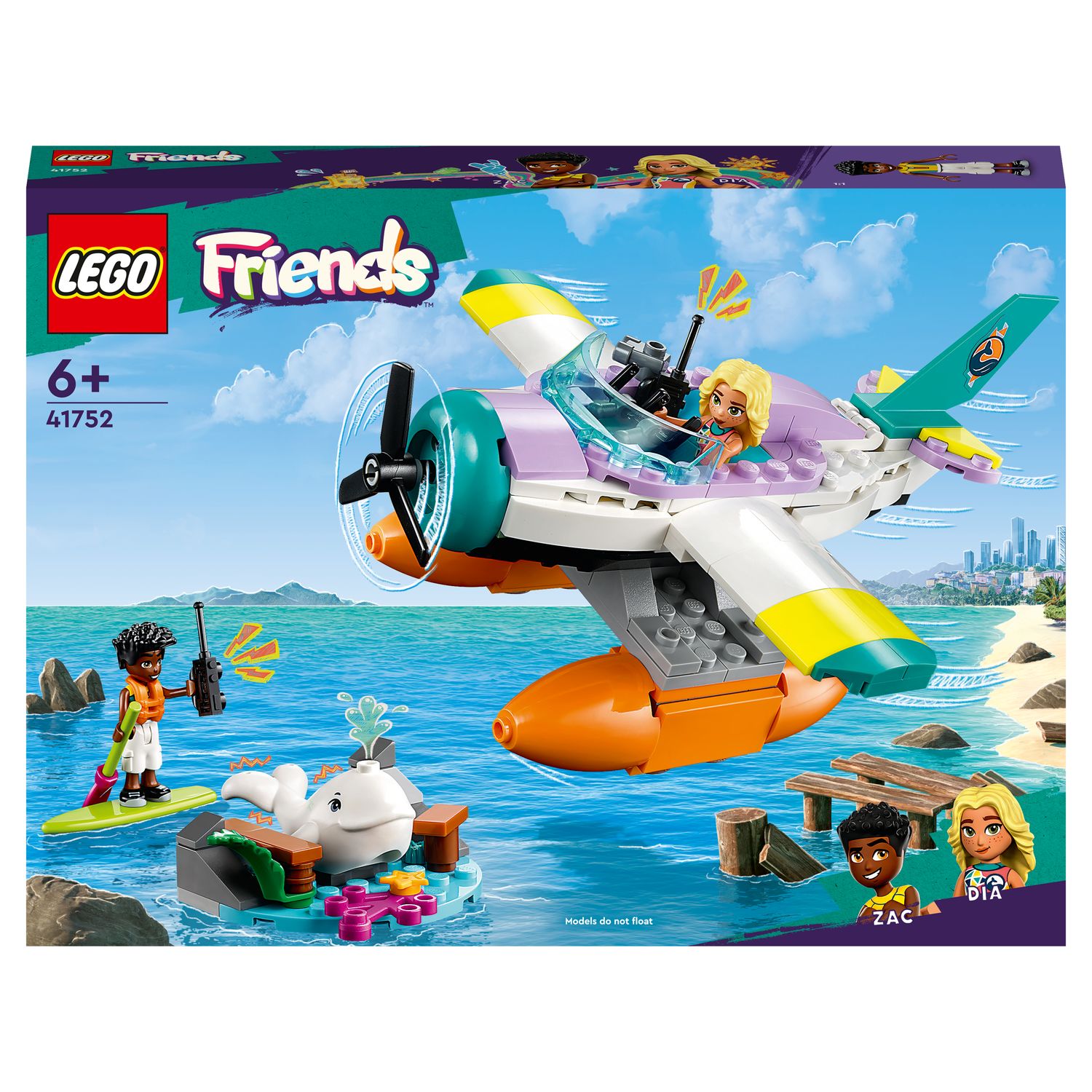 LEGO Friends 41728 Le snack du centre ville, Jouet Enfants 6 Ans,  Mini-Poupées Liane, Aliya pas cher 