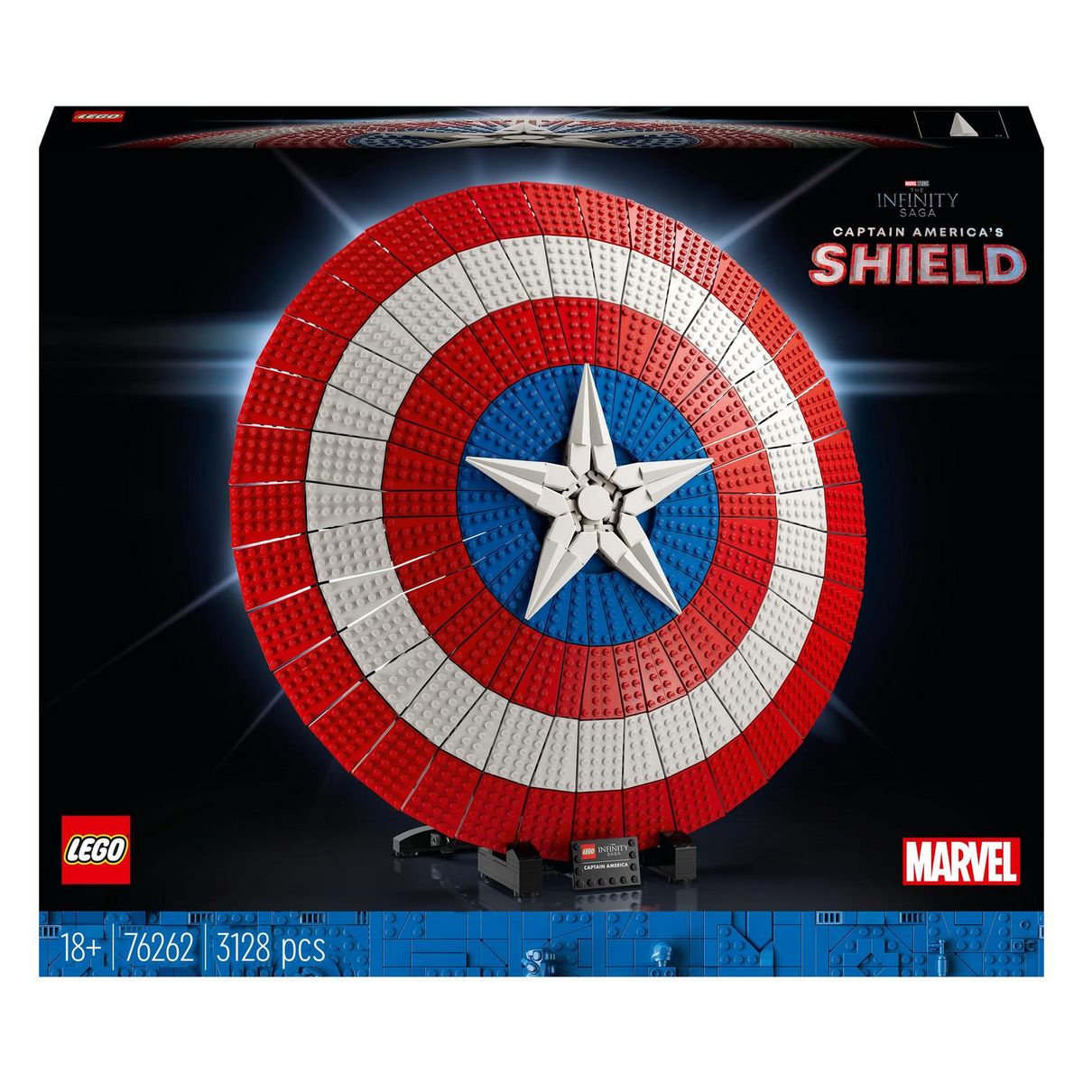 LEGO LEGO Marvel 76262 Le Bouclier de Captain America, Maquette