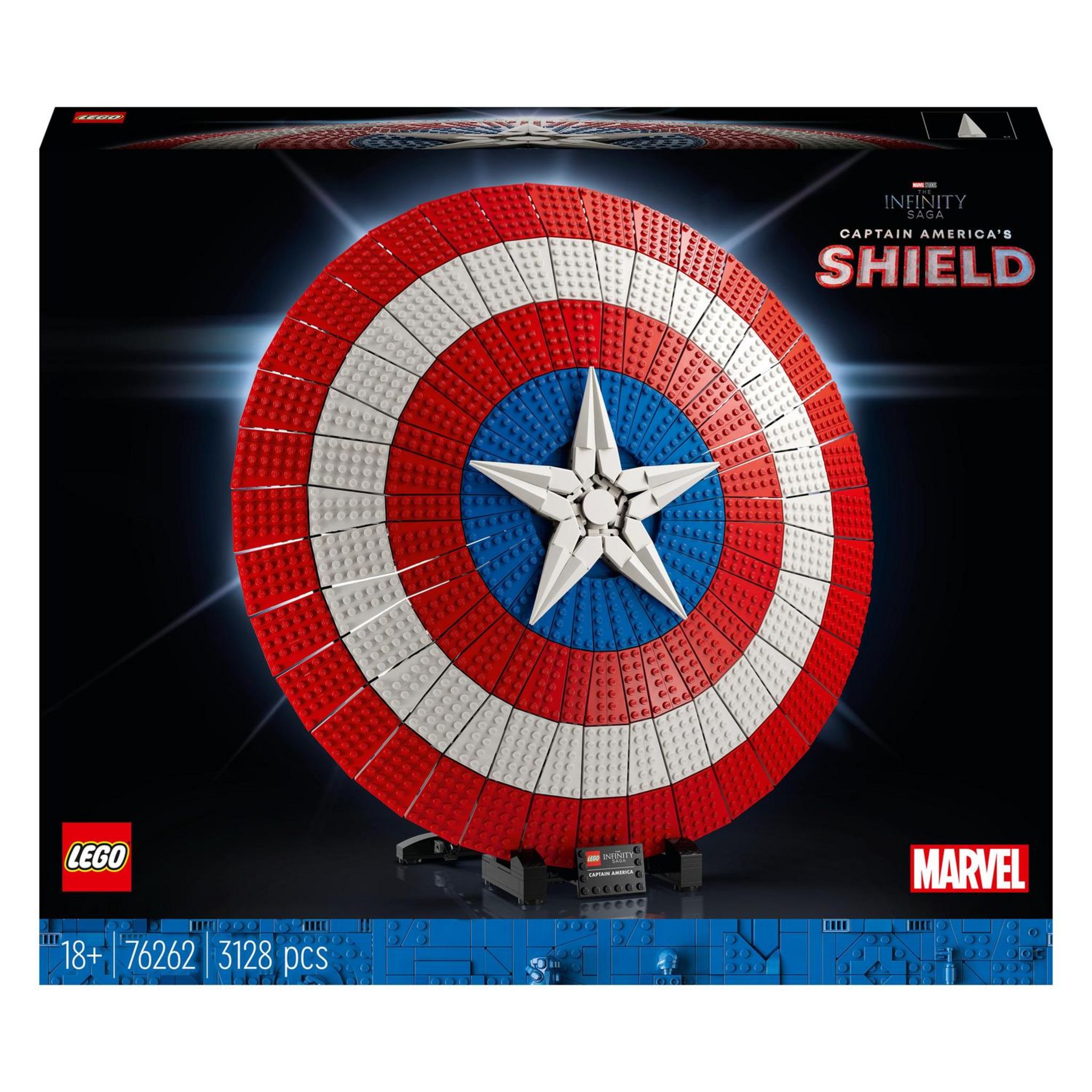 LEGO® Marvel 76267 Le Calendrier de l'Avent des Avengers 2023, 24 Cadeaux  incluant Captain America, Spider-Man, Iron Man et Plus