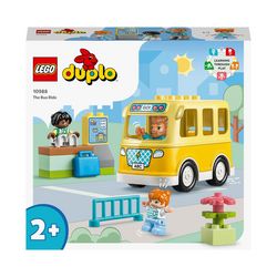 LEGO LEGO DUPLO 10988 Le Voyage en Bus, Jouet Éducatif pour Développer la  Motricité Fine, Enfants 2 Ans pas cher 