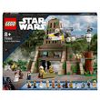 lego lego star wars 75365 la base rebelle de yavin 4, jouet avec 10 minifigurines dont luke skywalker, la princesse leia