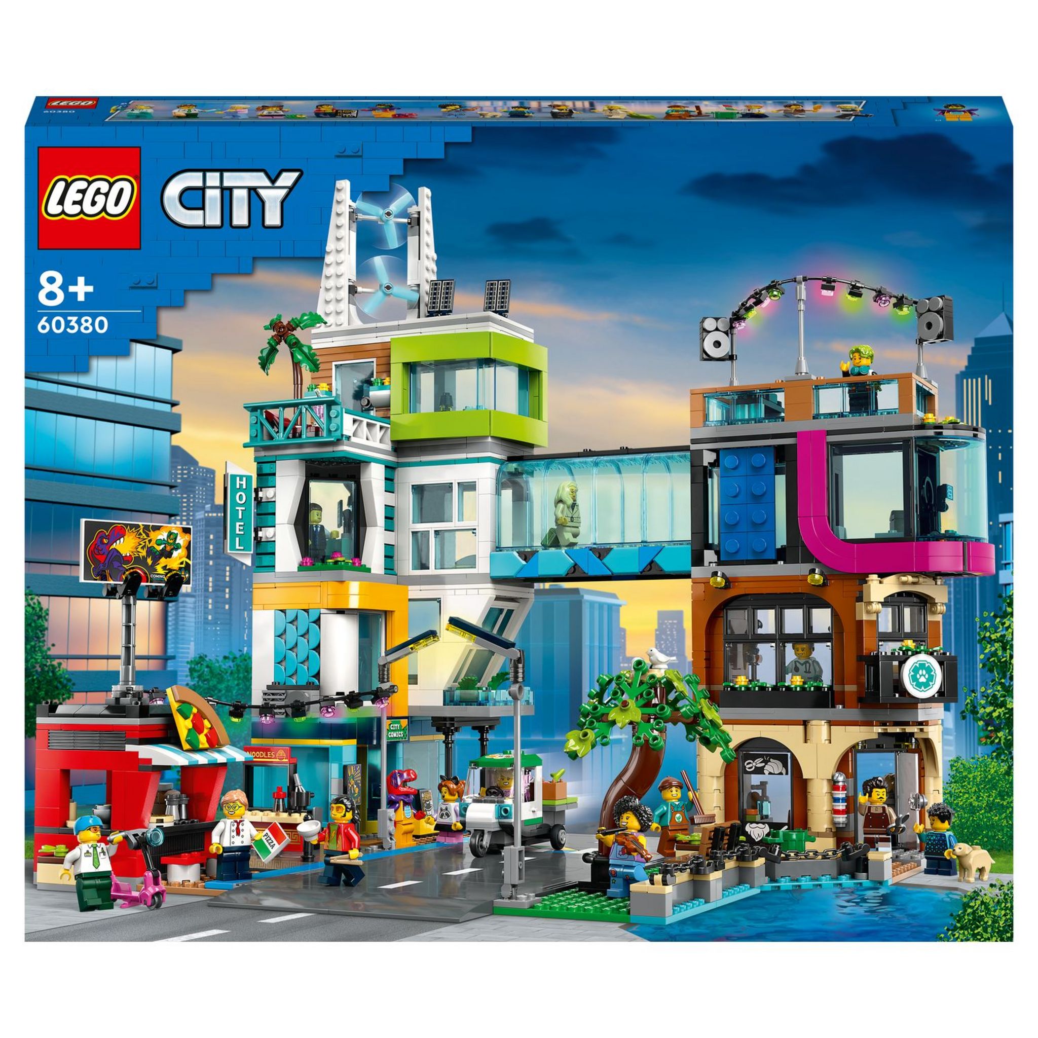 LEGO City 60380 - Le Centre-Ville, Jouet de Construction de