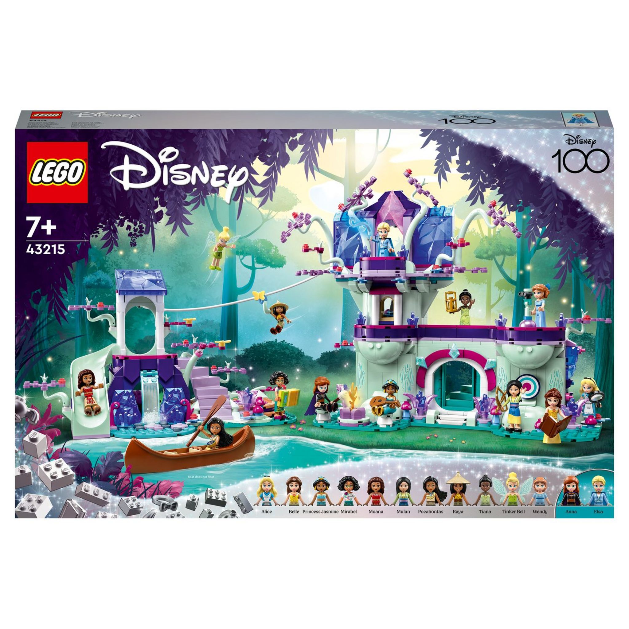 LEGO 43210 Disney Princesse Le Bateau d'Exploration de Vaiana, Jouet avec  Mini-Poupée Sina, et Figurine Dauphin, Jeu Créatif pour Garçons et Filles 6  Ans : : Jouets