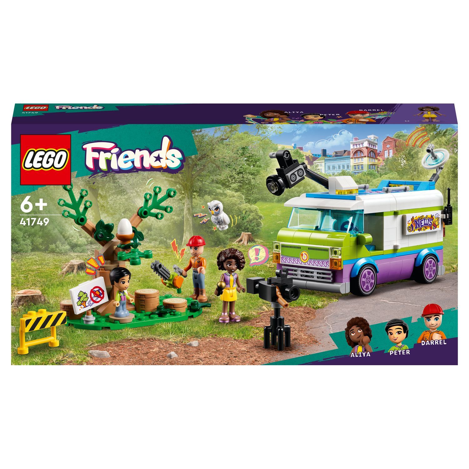 LEGO Friends 42619 Le Tourbus de la Star de la Pop, Jouet Musical avec 4  Mini-Poupées, Cadeau pour Enfants Dès 8 Ans pas cher 