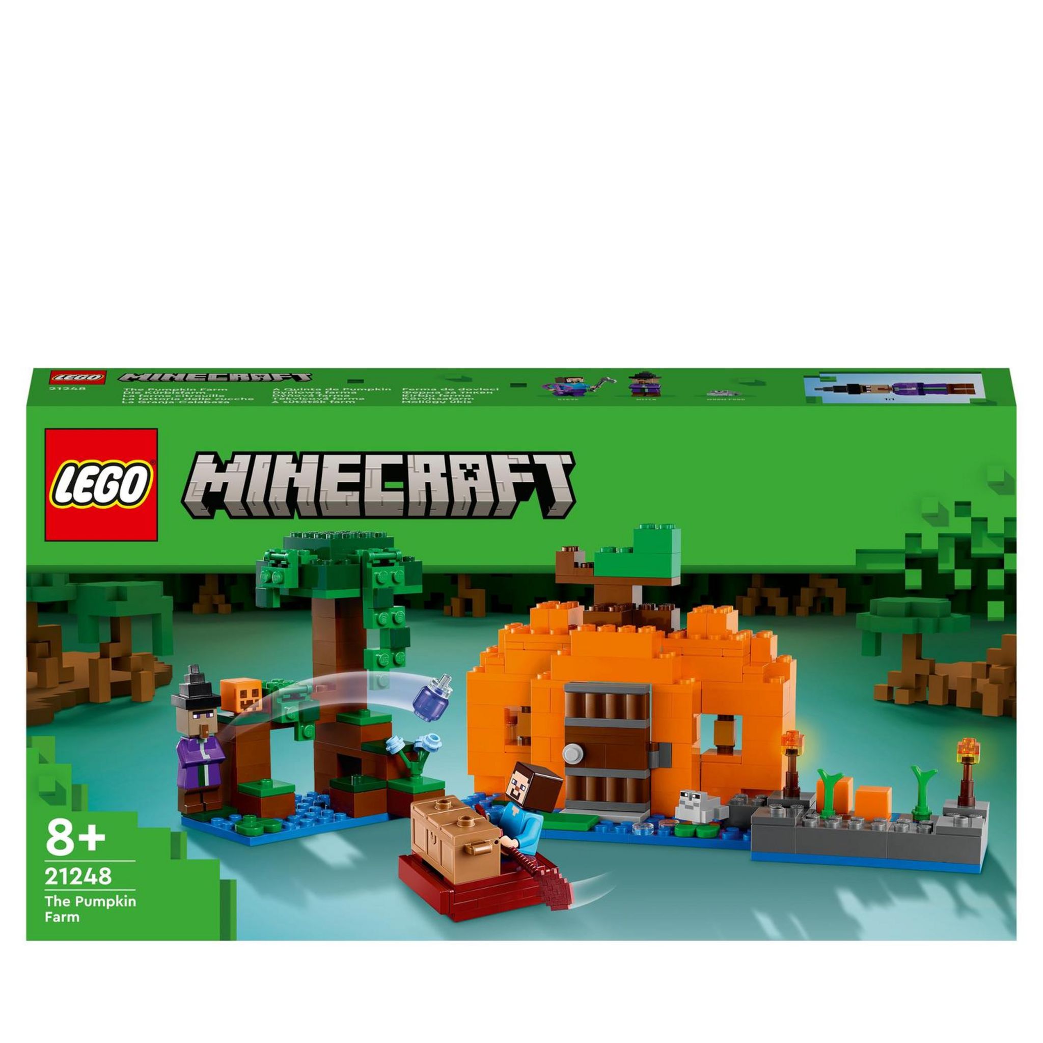 LEGO Minecraft 21241 La cabane Abeille, Jouet, Ferme avec Maison, Zombie et  Figurines Animaux pas cher 