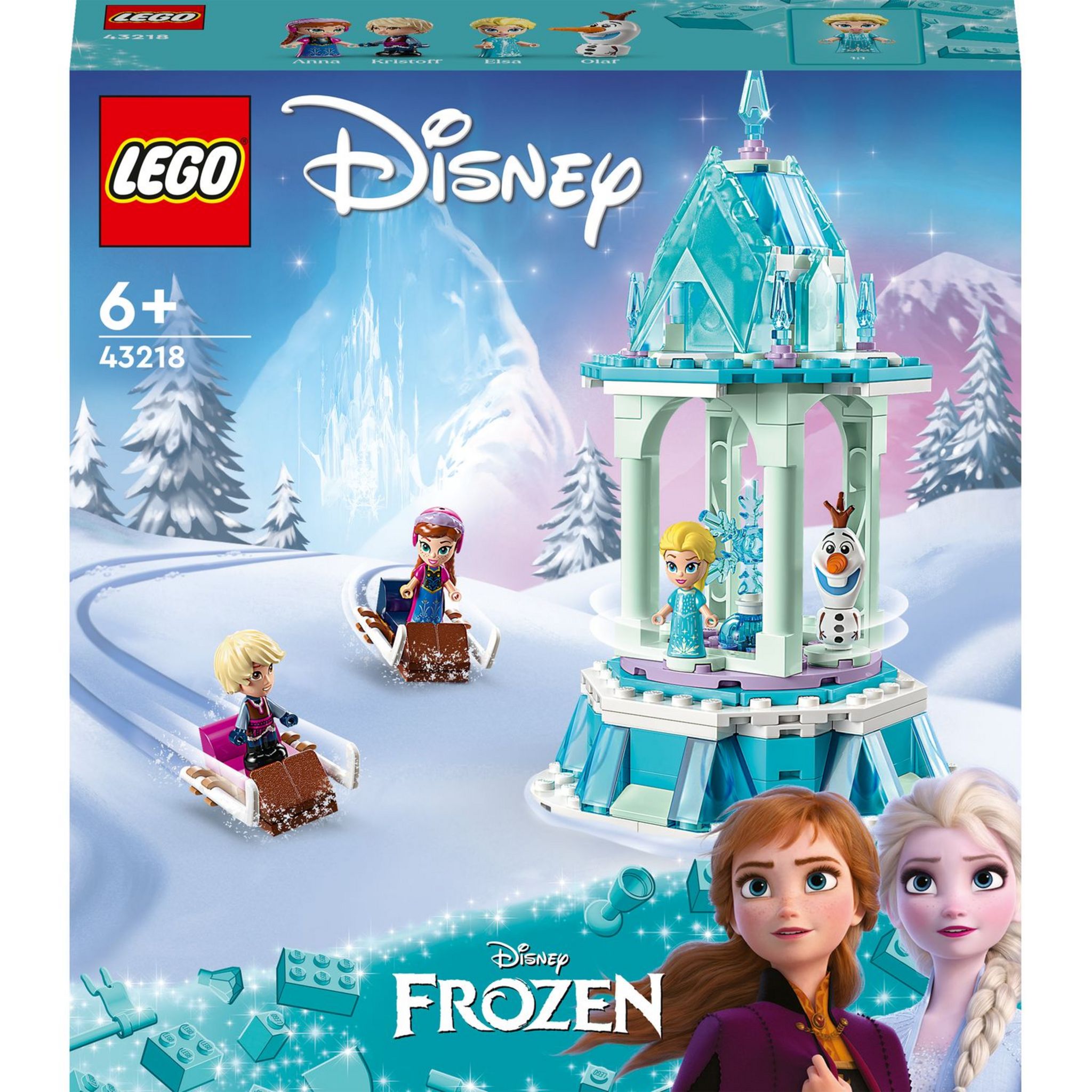 LEGO Disney 43206 Le château de Cendrillon et du prince charmant, Jouet dès  5 Ans pas cher 